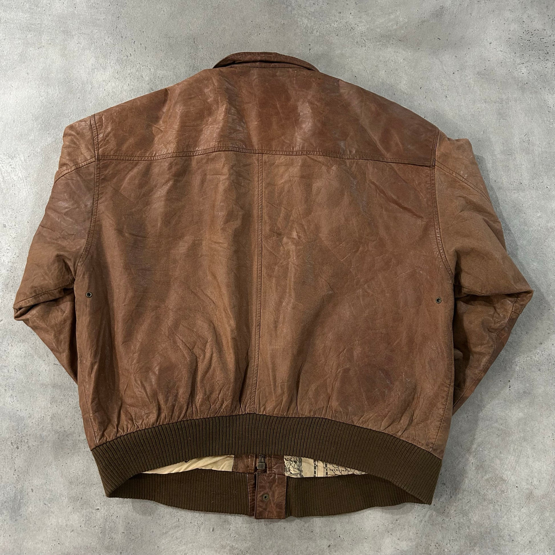 Vintage 70s-90s South Korea Military A-2 Leather Jackets