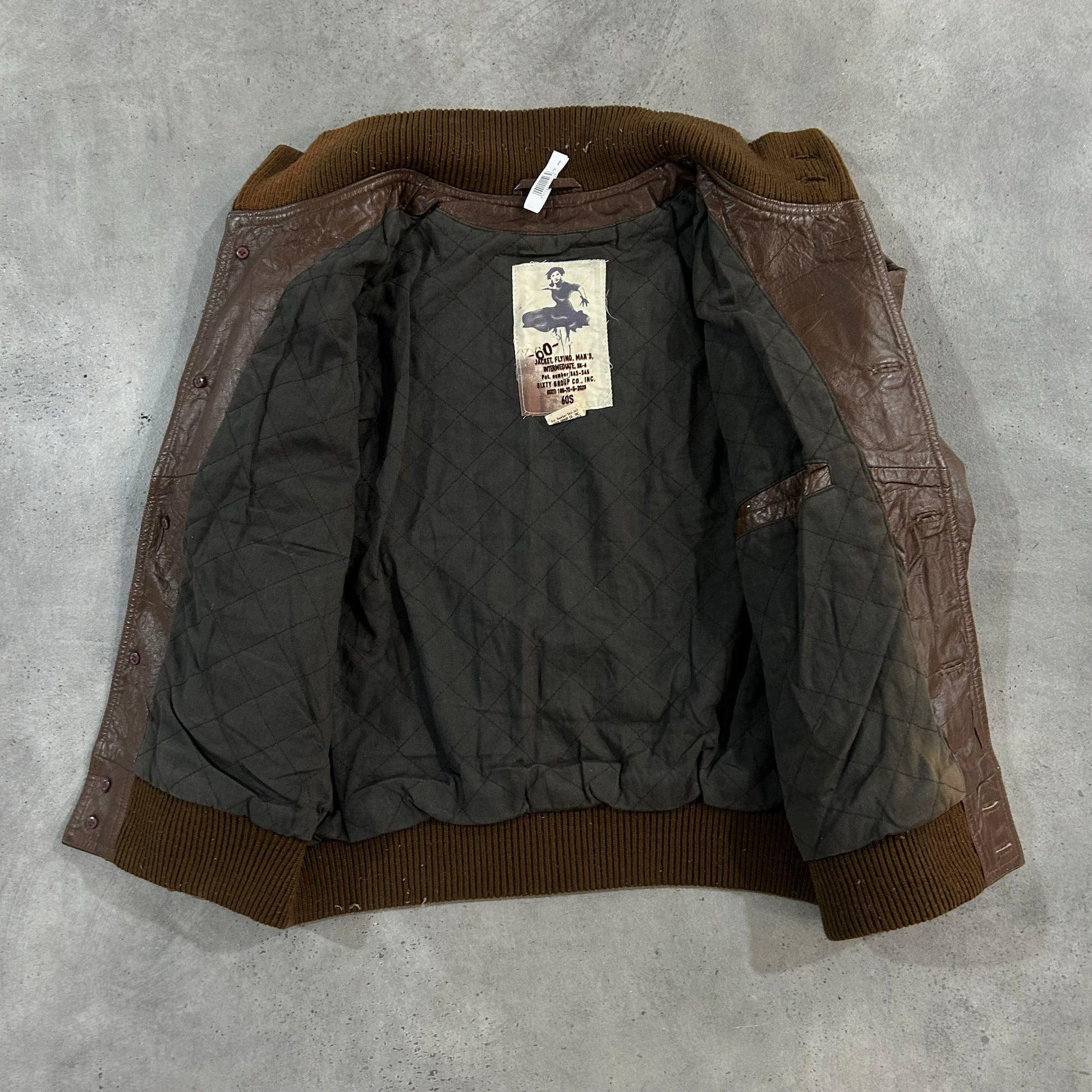 Vintage Italy Military Flight Leather Jackets