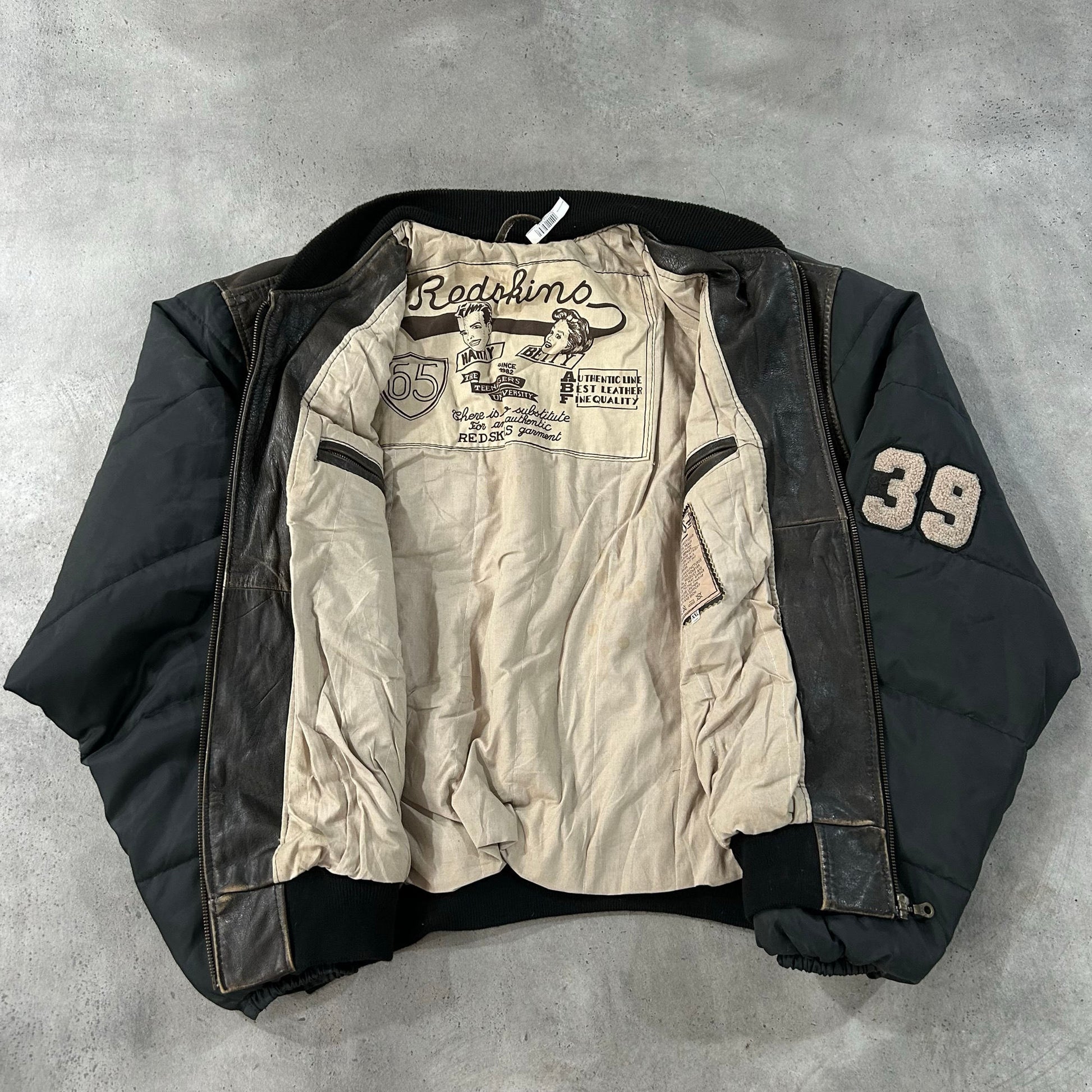 Vintage 70s-90s France Redskins Retro Varsity Jackets