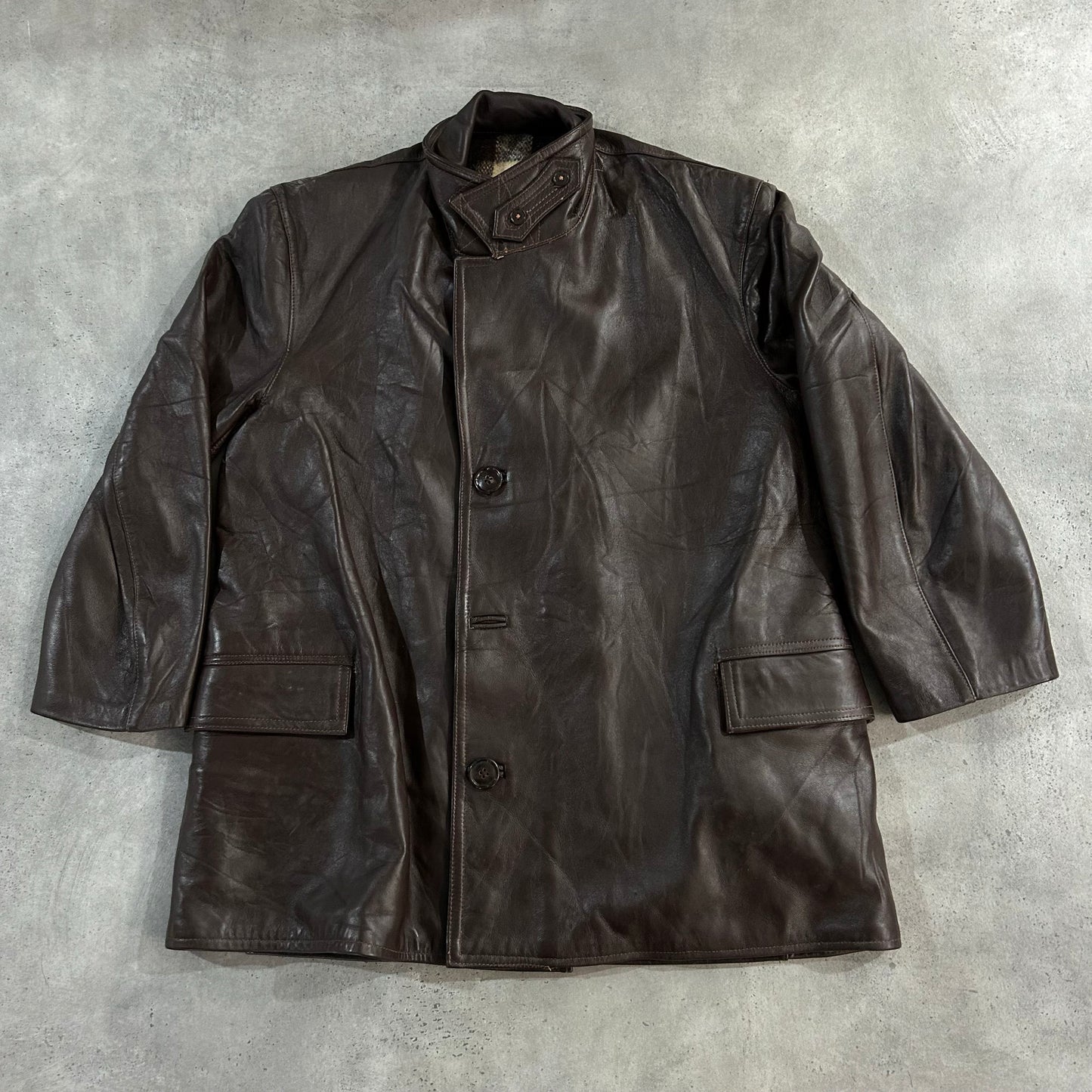 Vintage 70s-90s France Mid-Length Leather Jackets