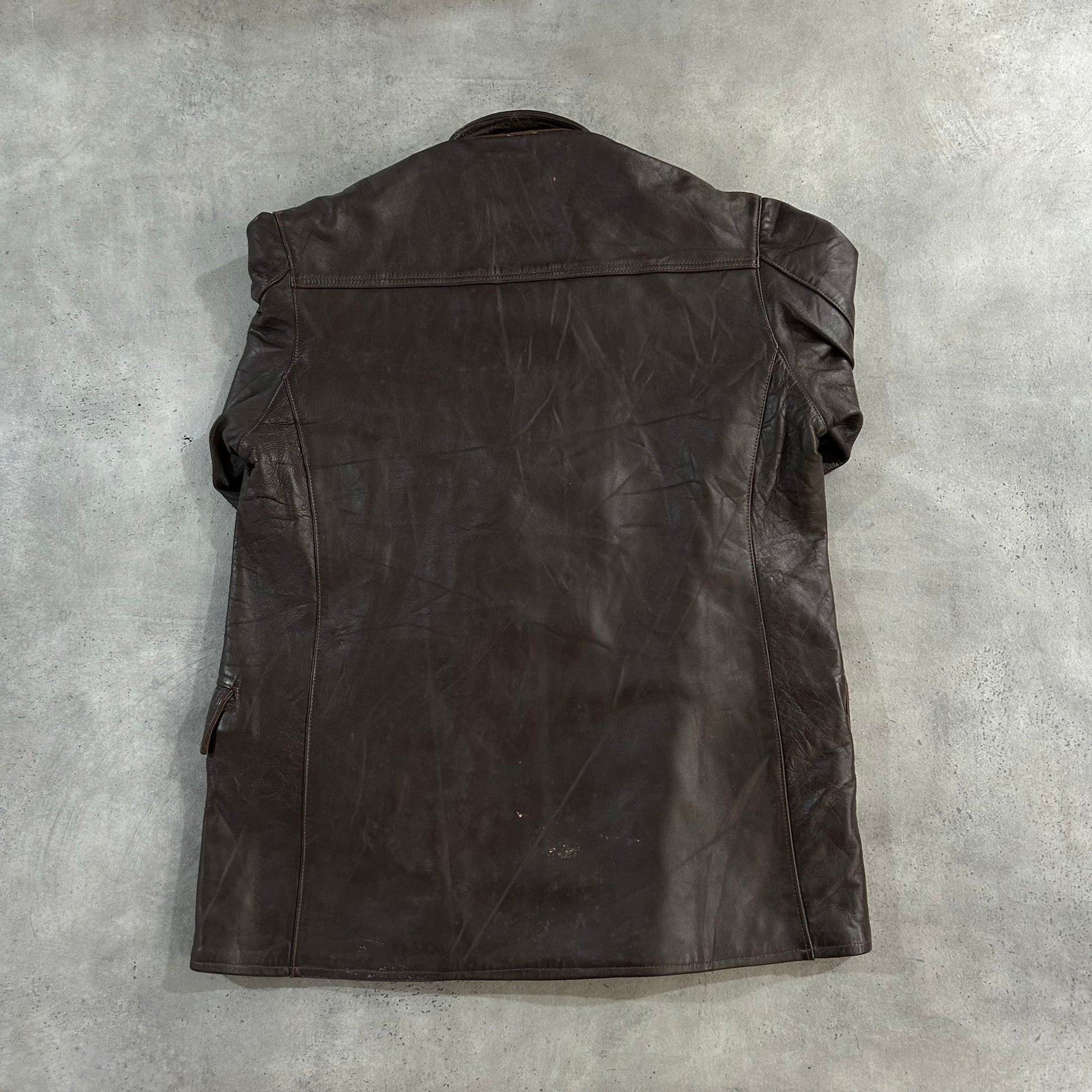 Vintage 70s-90s France Mid-Length Leather Jackets