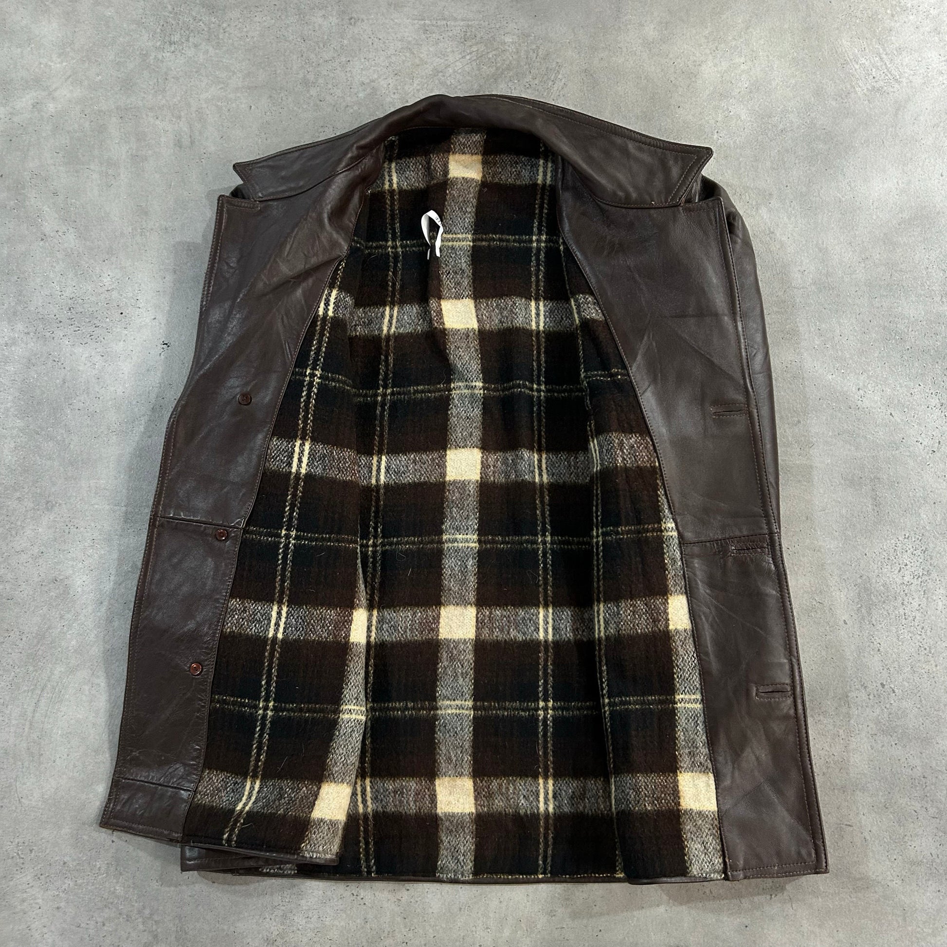 Vintage 70s-90s France Mid-Length Leather Jackets