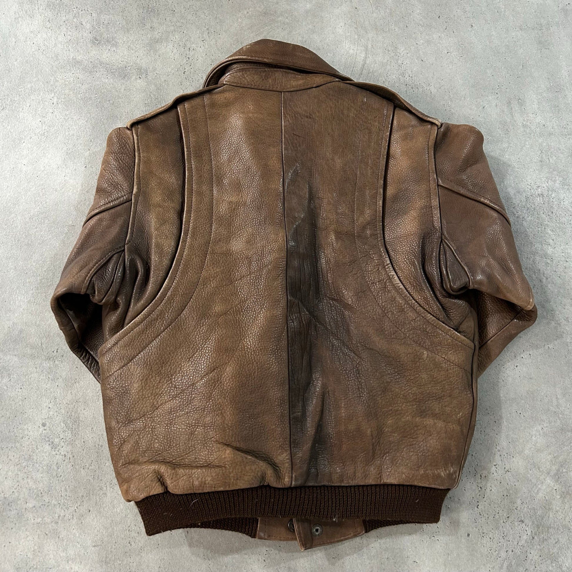 Vintage 70s-90s France Military Flight Leather Jackets