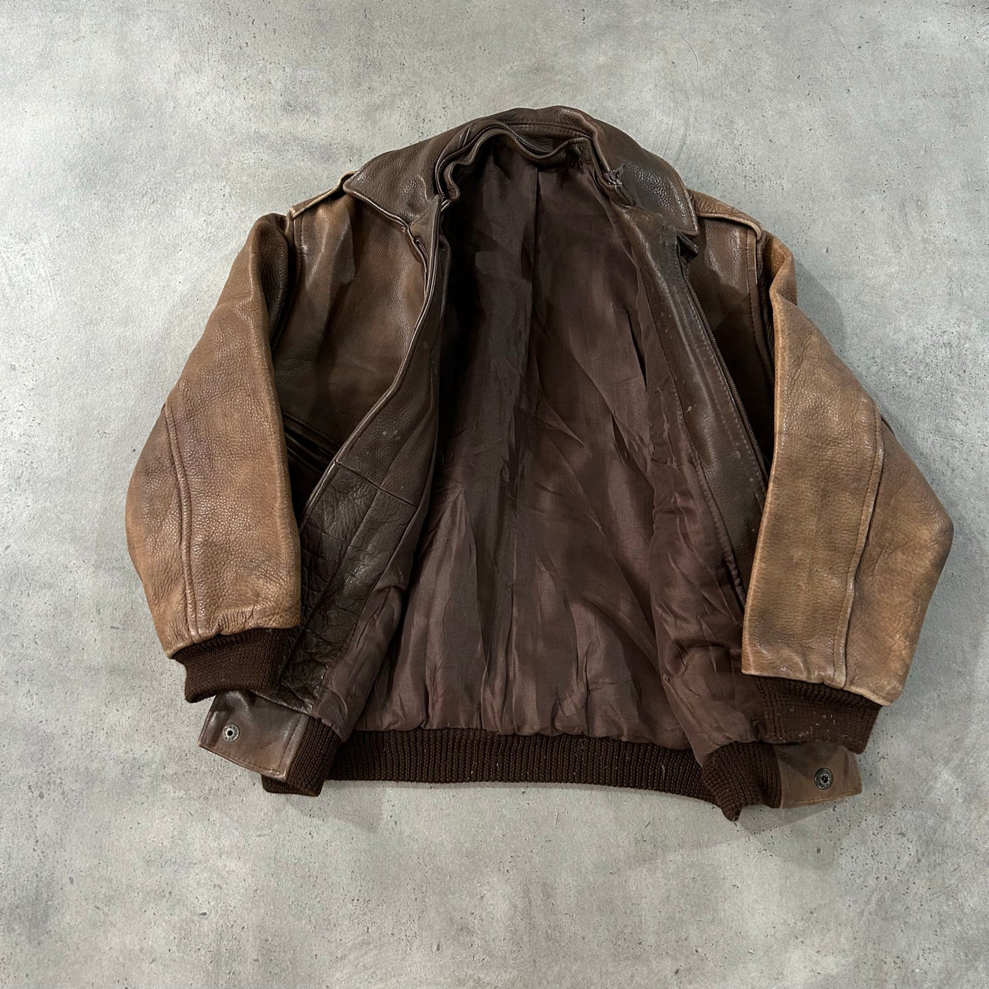 Vintage 70s-90s France Military Flight Leather Jackets