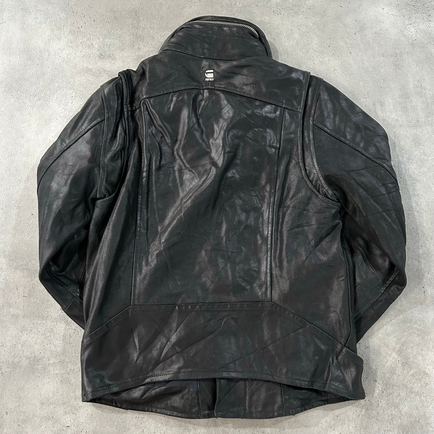 Vintage G-STAR Retro Double Rider Leather Jackets