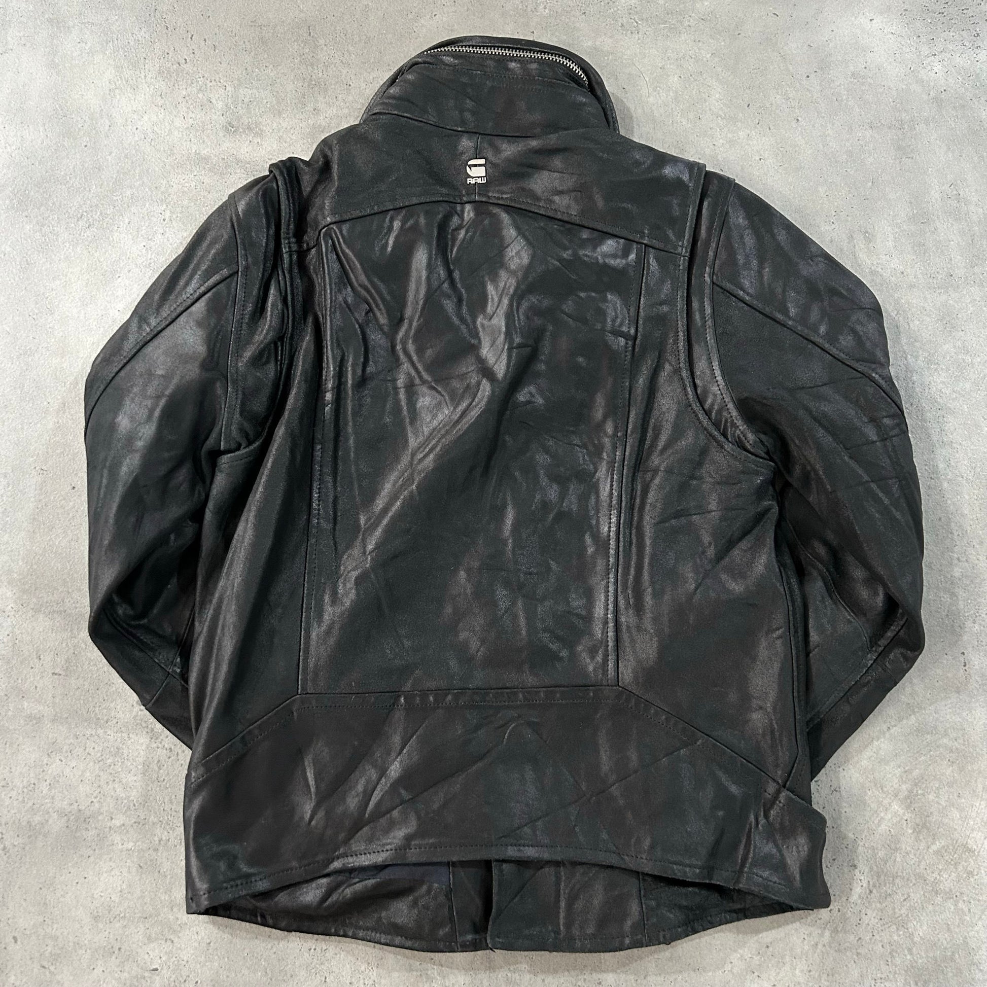 Vintage G-STAR Retro Double Rider Leather Jackets