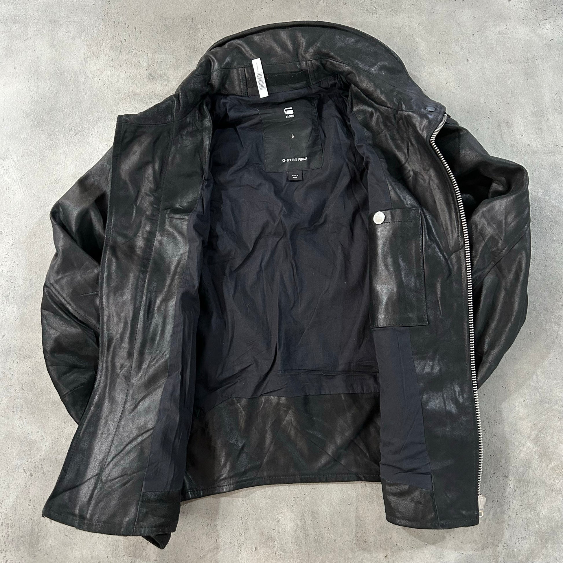 Vintage G-STAR Retro Double Rider Leather Jackets