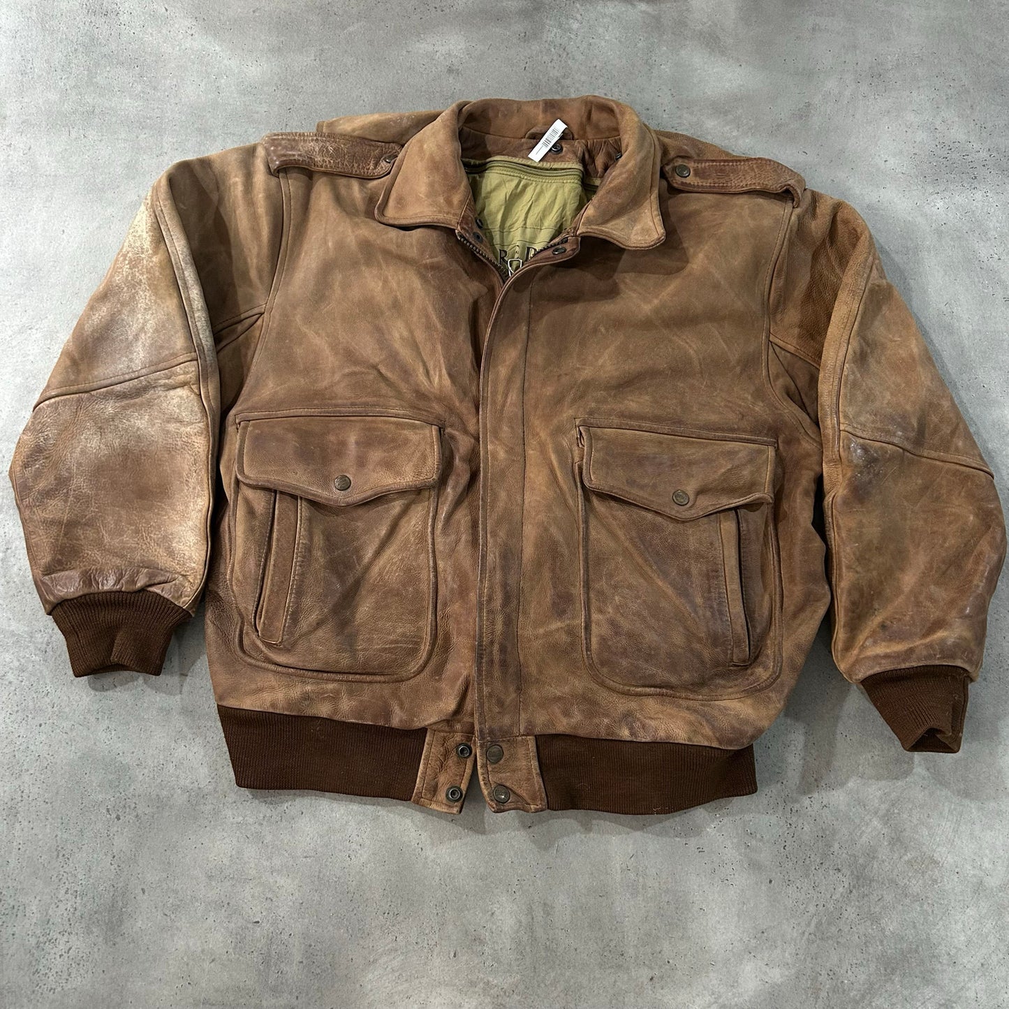 Vintage 70s-90s France Redskins Retro Flight Leather Jackets