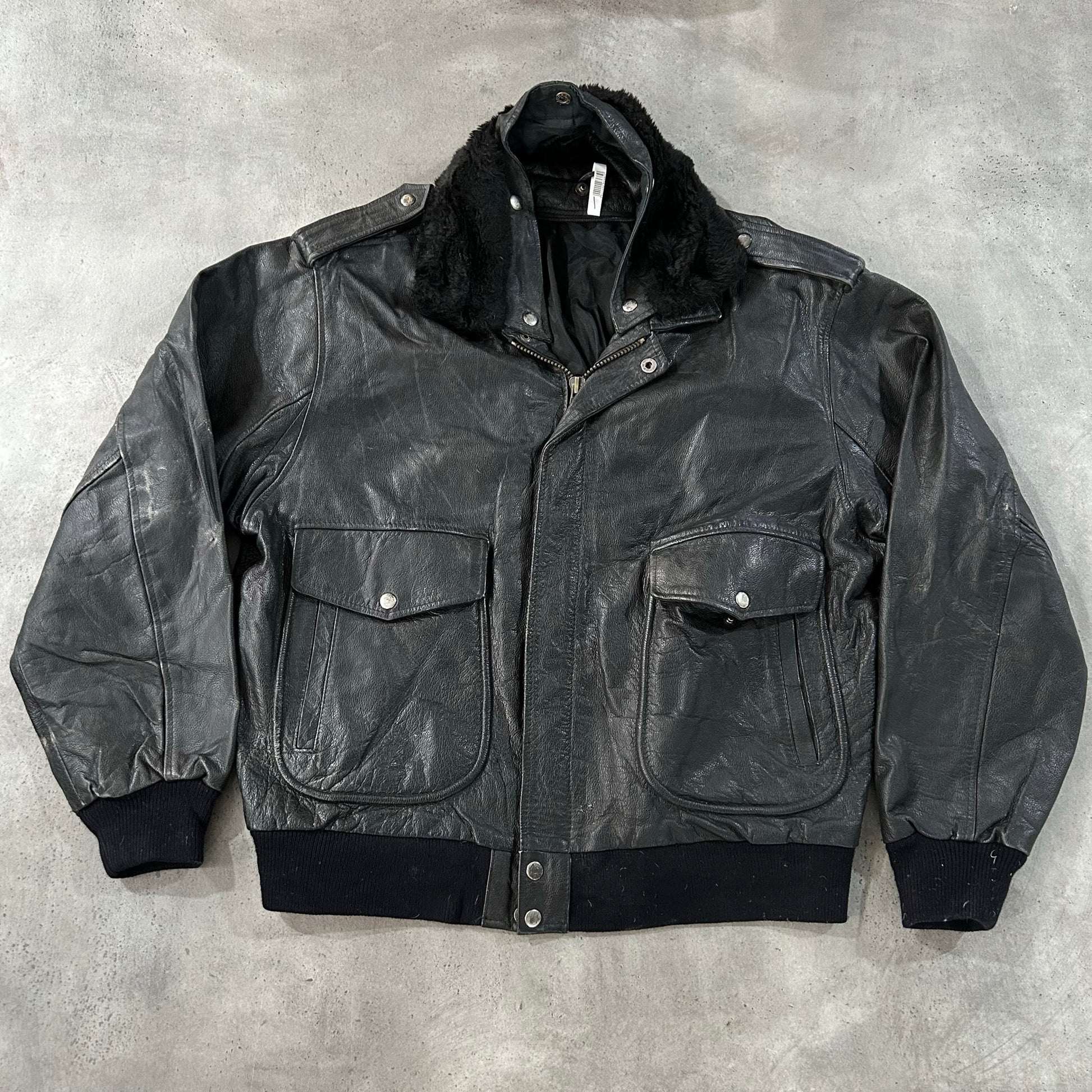 Vintage 70s-90s Military Flight Leather Jackets