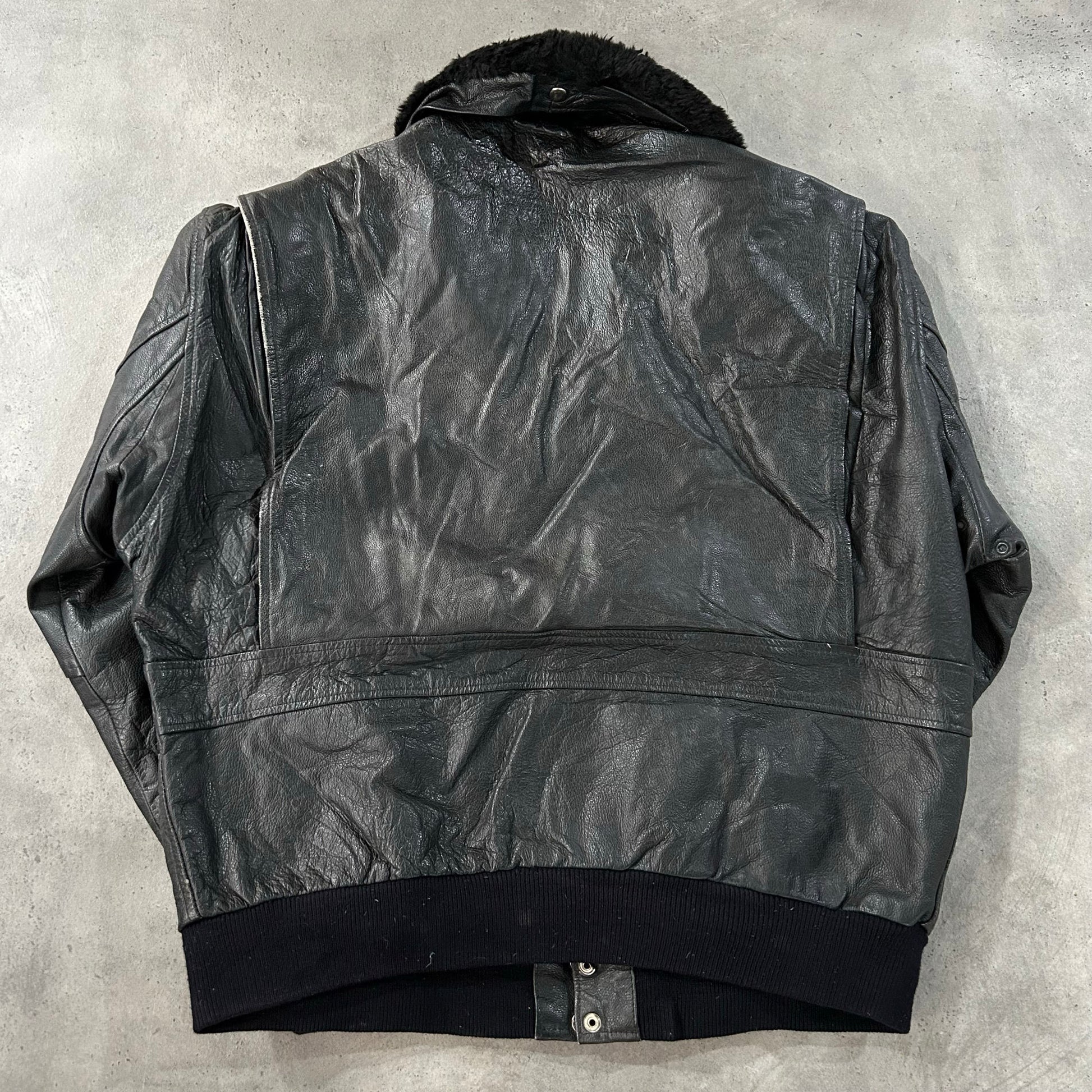 Vintage 70s-90s Military Flight Leather Jackets
