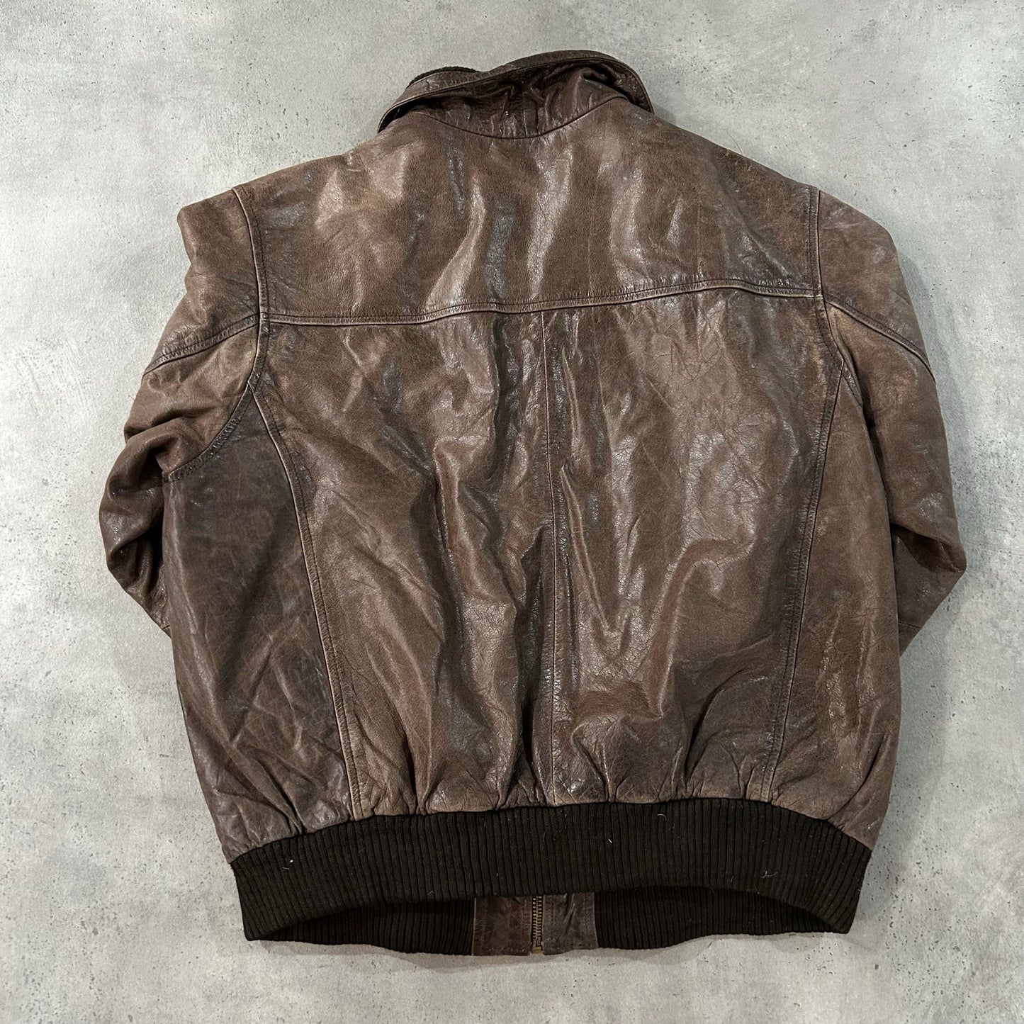 Vintage 70s-90s Oakwood Retro Flight Leather Jackets