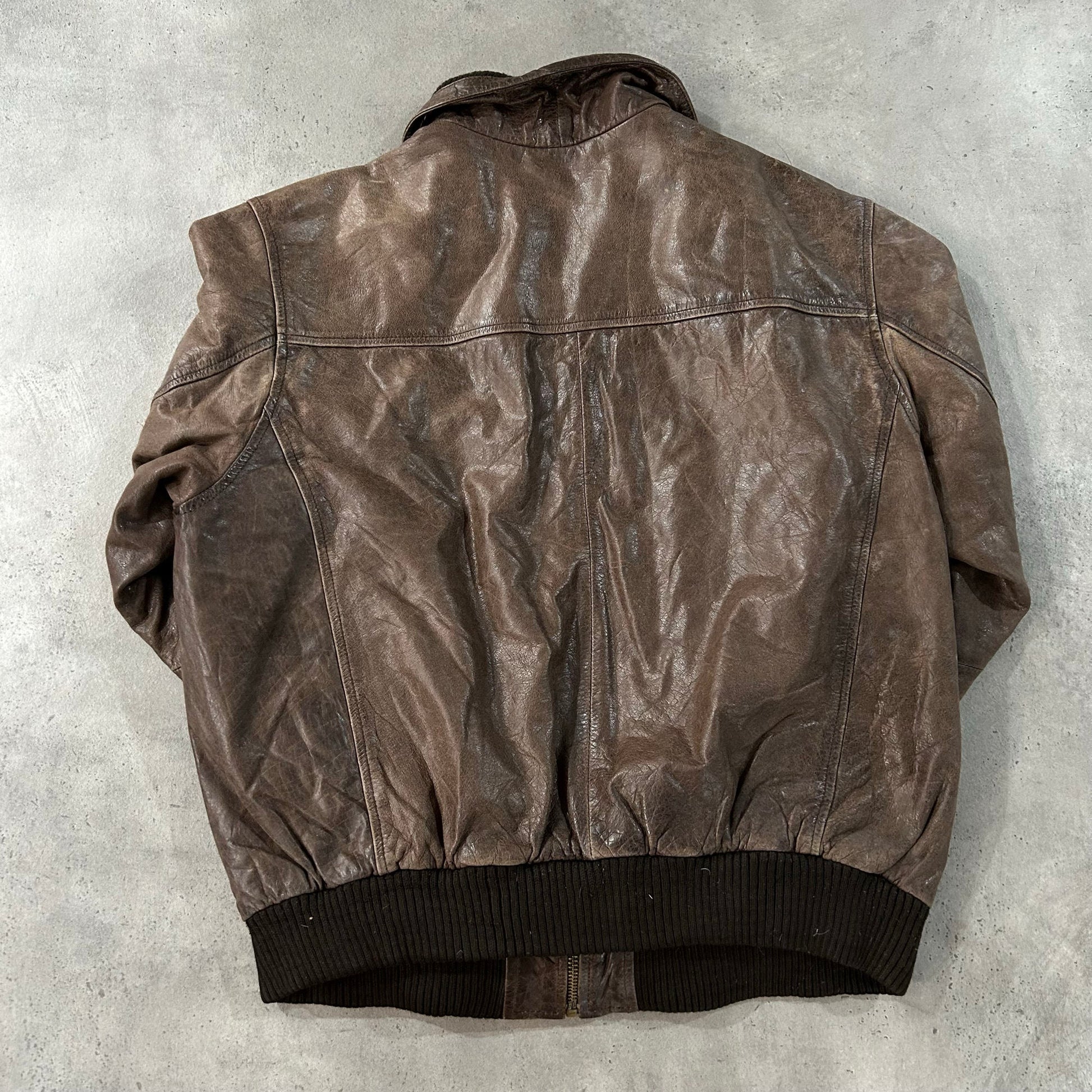 Vintage 70s-90s Oakwood Retro Flight Leather Jackets