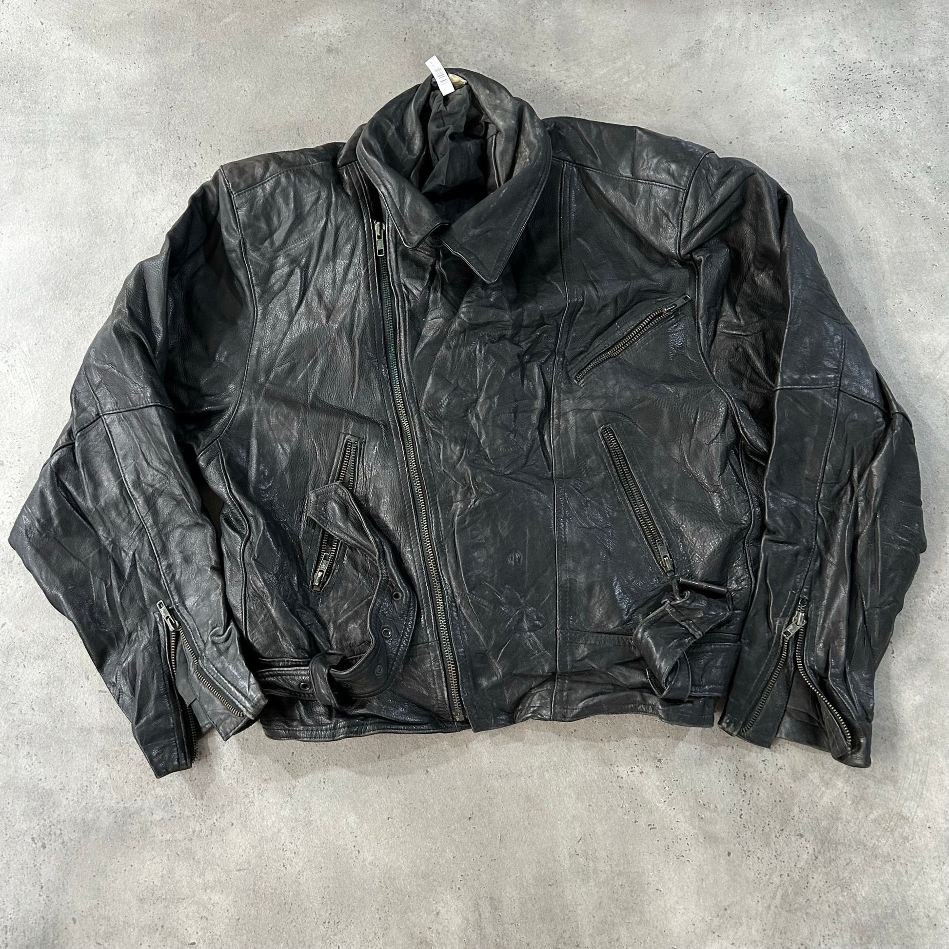 Vintage 70s-90s Double Rider Leather Jackets
