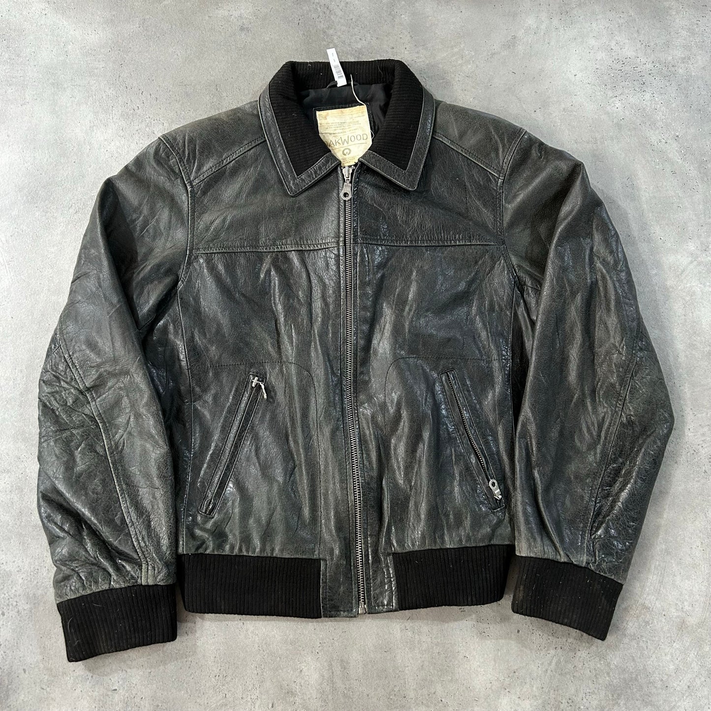Vintage 70s-90s Oakwood Retro Flight Leather Jackets