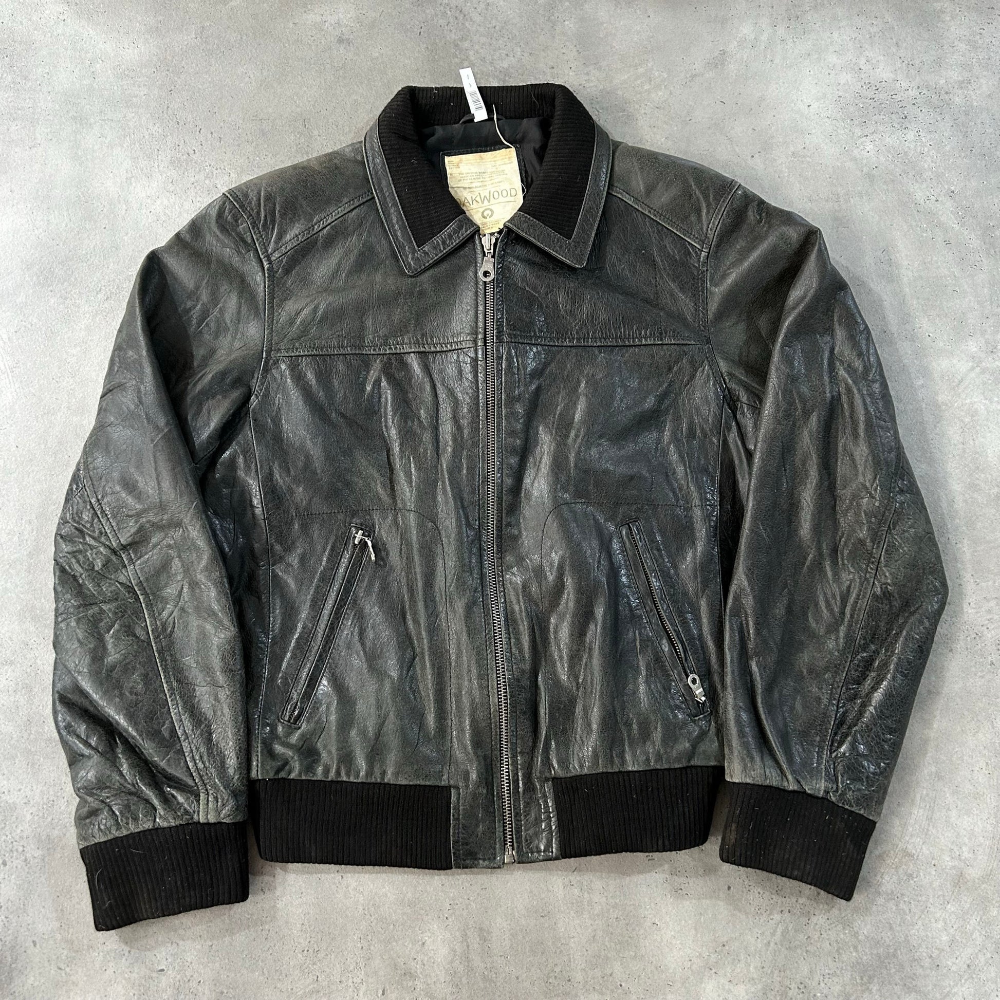 Vintage 70s-90s Oakwood Retro Flight Leather Jackets
