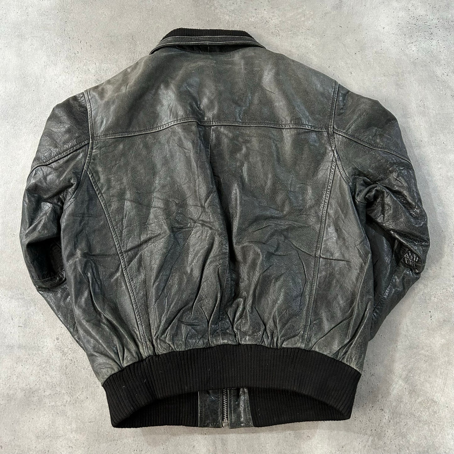 Vintage 70s-90s Oakwood Retro Flight Leather Jackets
