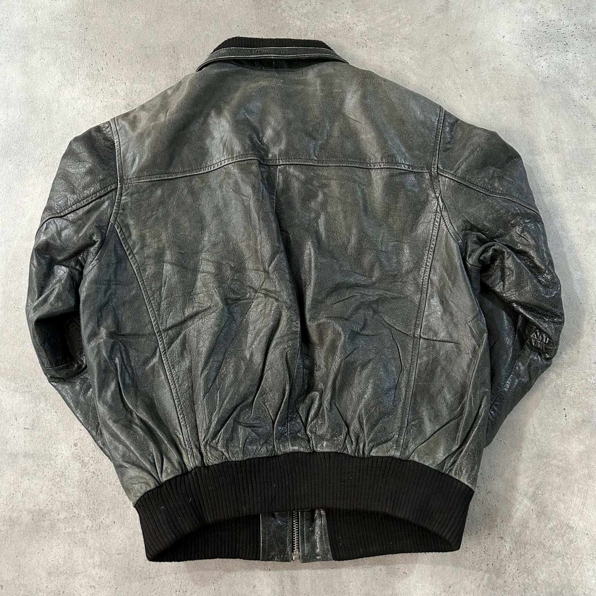 Vintage 70s-90s Oakwood Retro Flight Leather Jackets