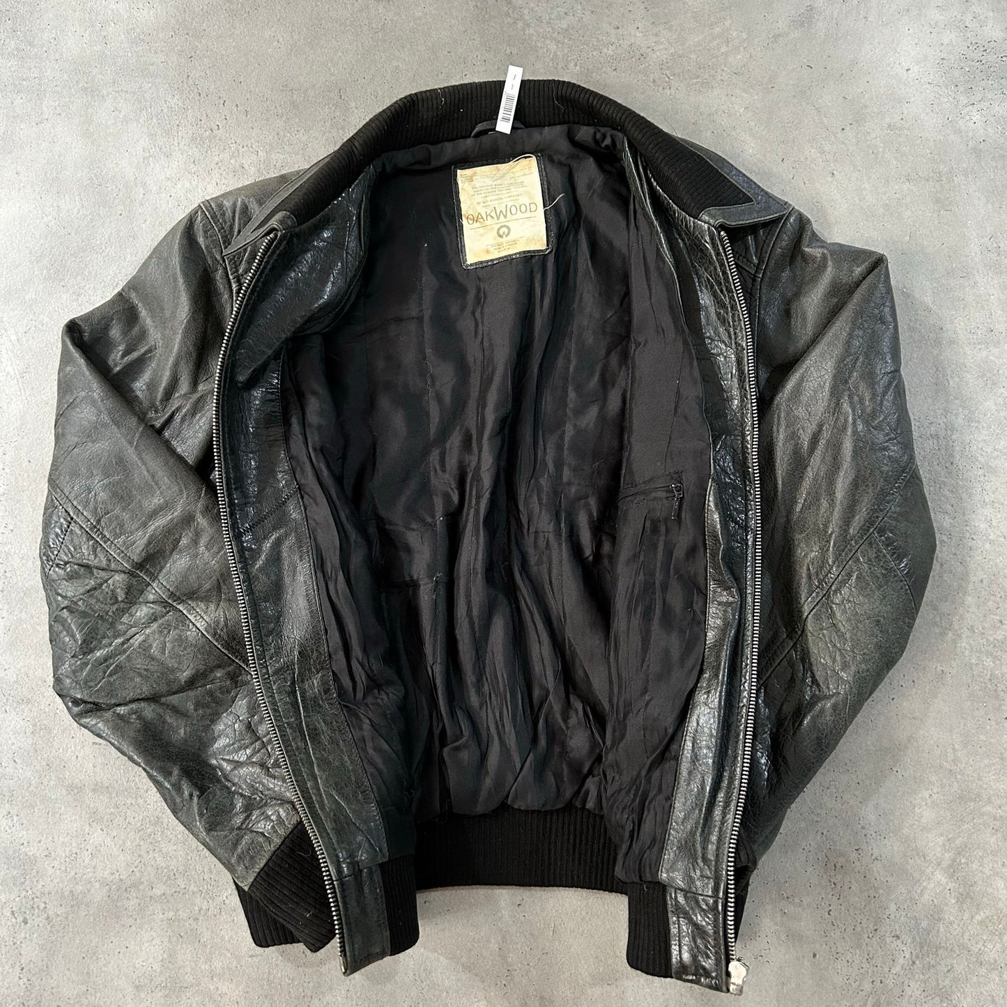 Vintage 70s-90s Oakwood Retro Flight Leather Jackets