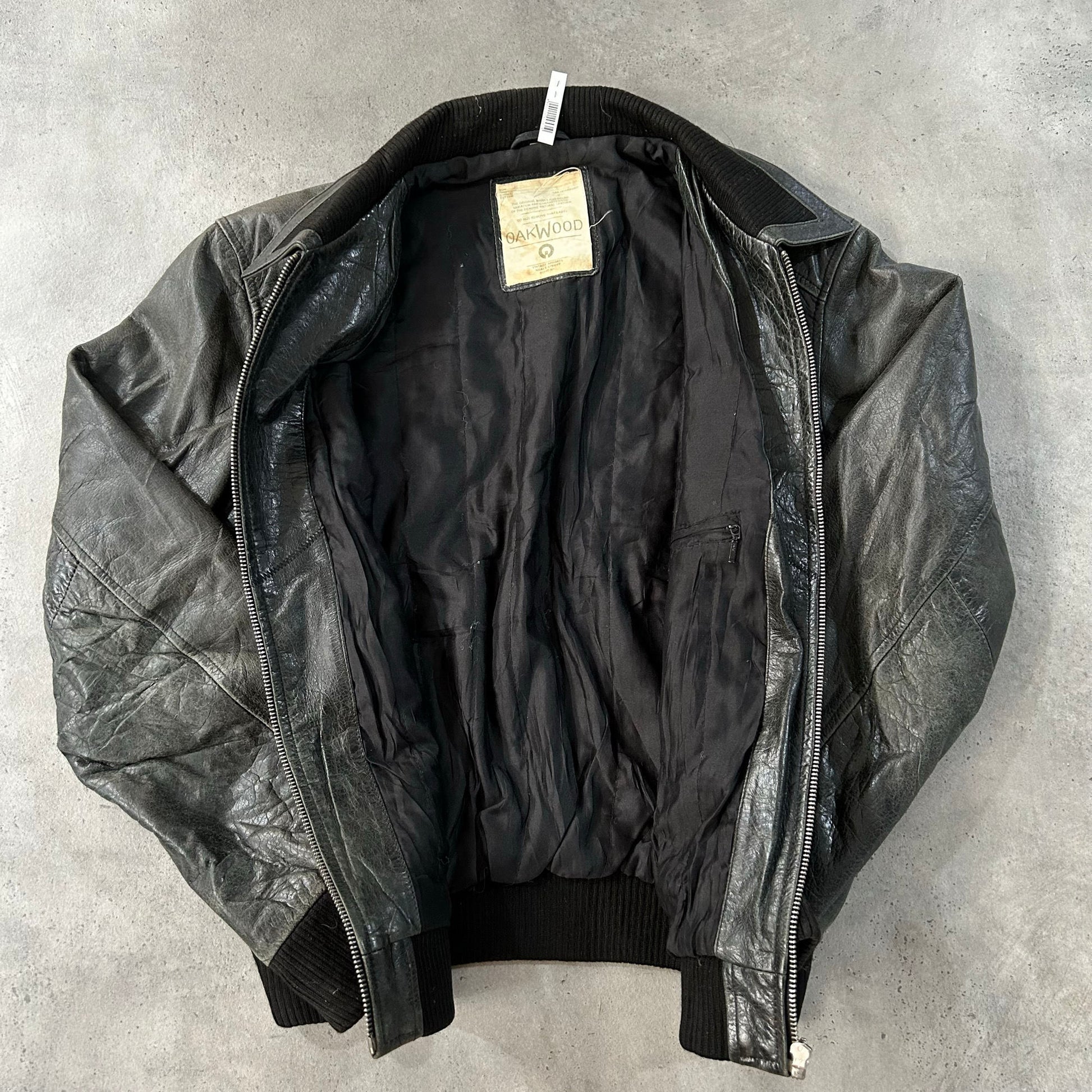 Vintage 70s-90s Oakwood Retro Flight Leather Jackets