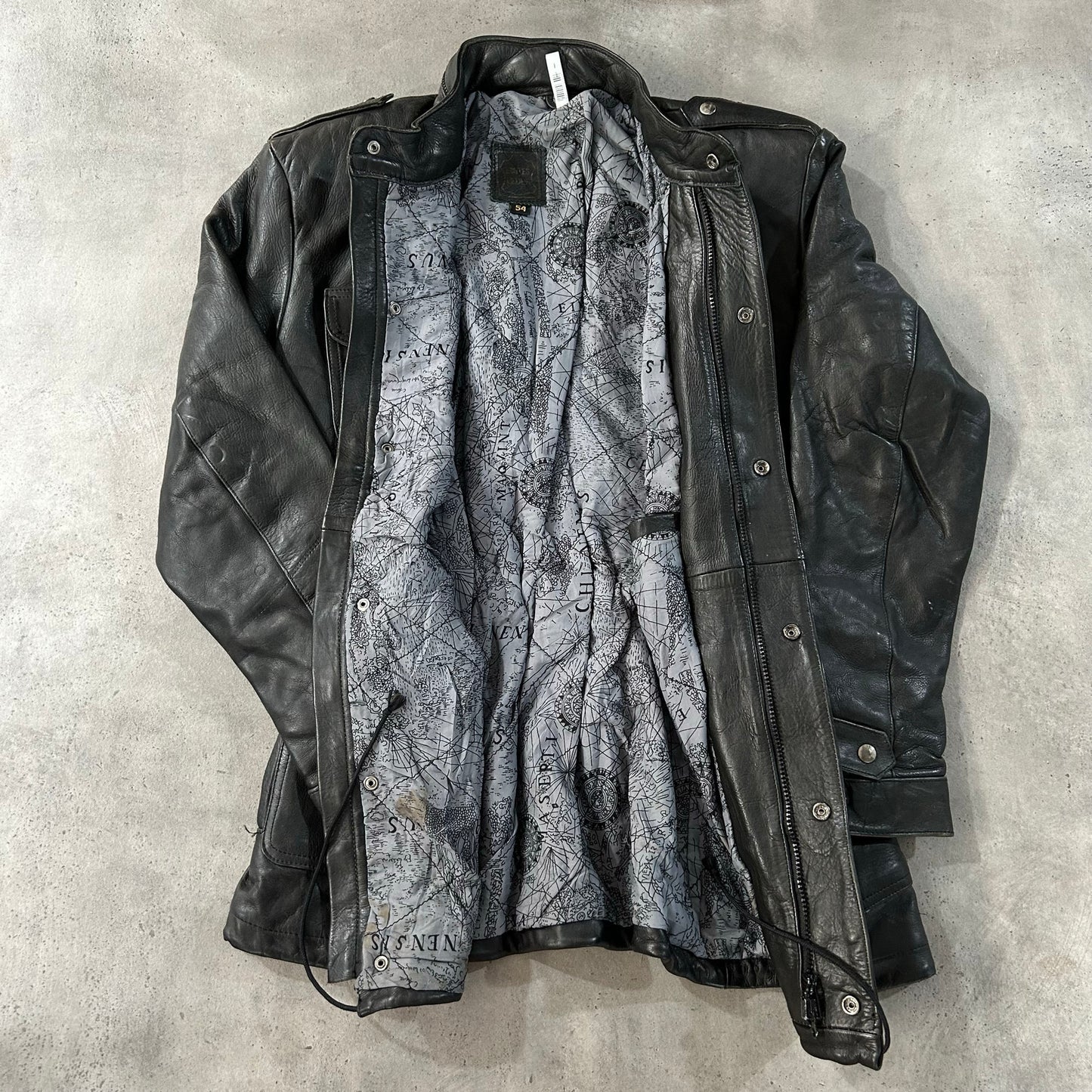 Vintage 70s-90s Germany Retro Mid-Length Leather Jackets