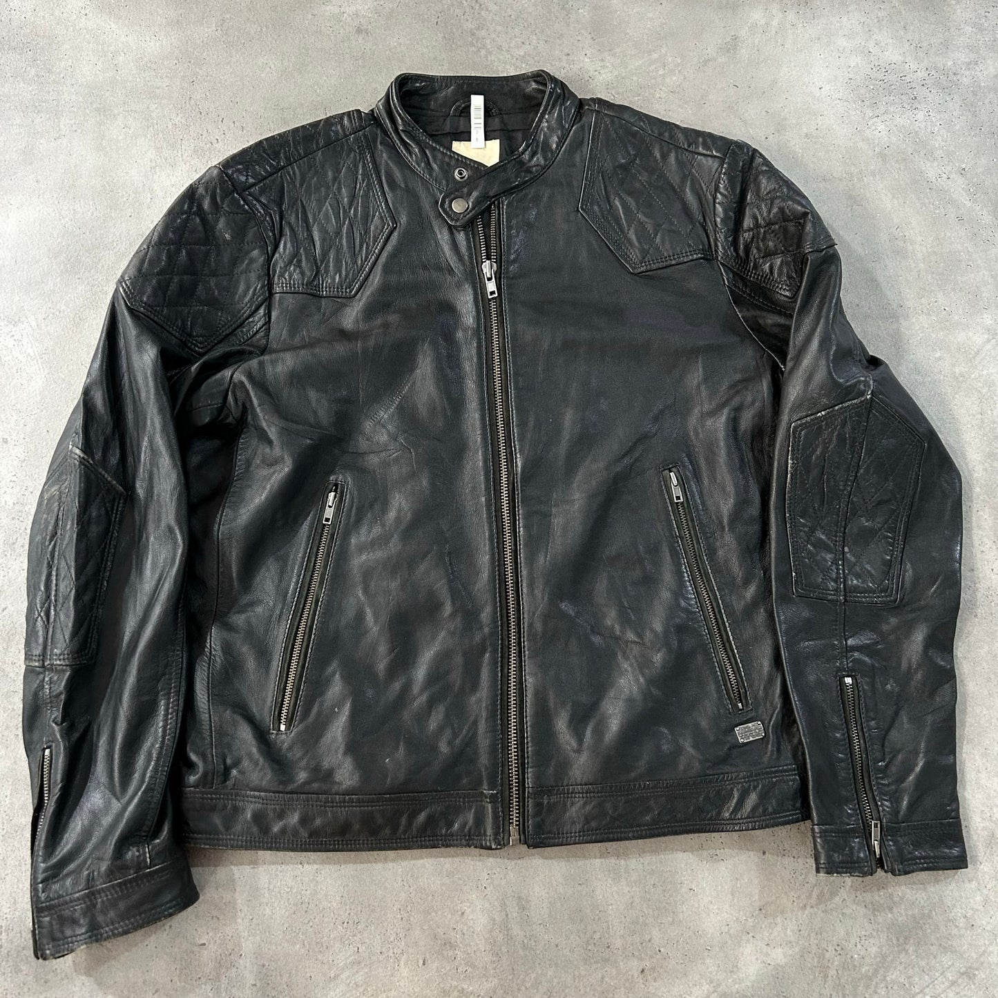 Vintage Diesel Retro Motorcycle Leather Jackets