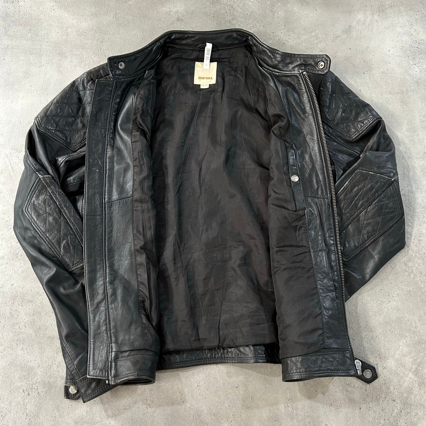 Vintage Diesel Retro Motorcycle Leather Jackets