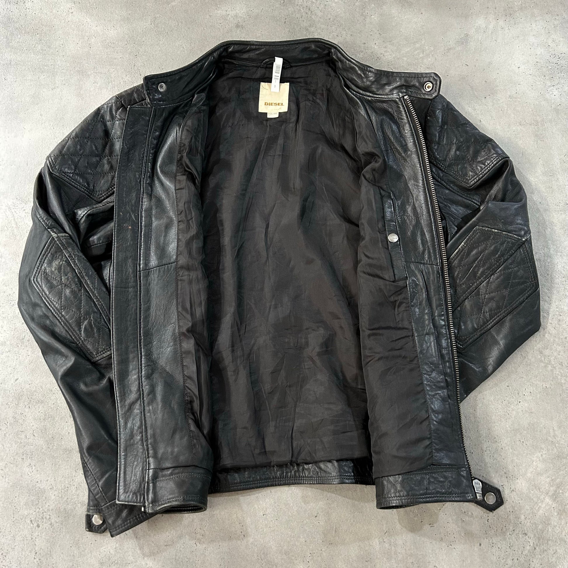 Vintage Diesel Retro Motorcycle Leather Jackets