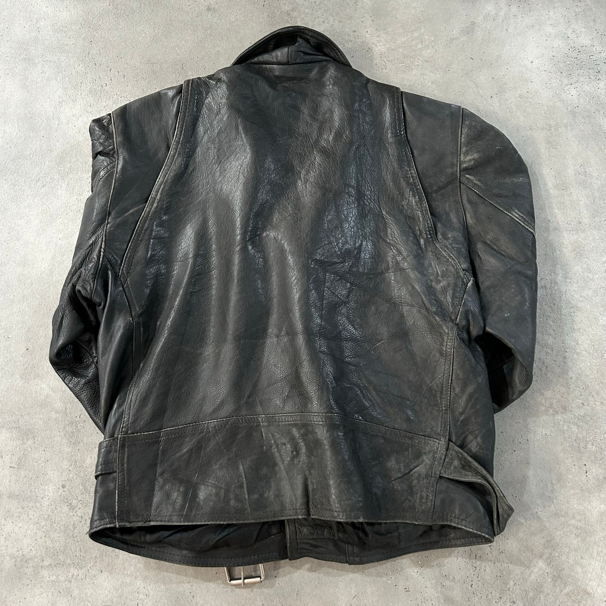Vintage 70s-90s Retro Double Rider Leather Jackets