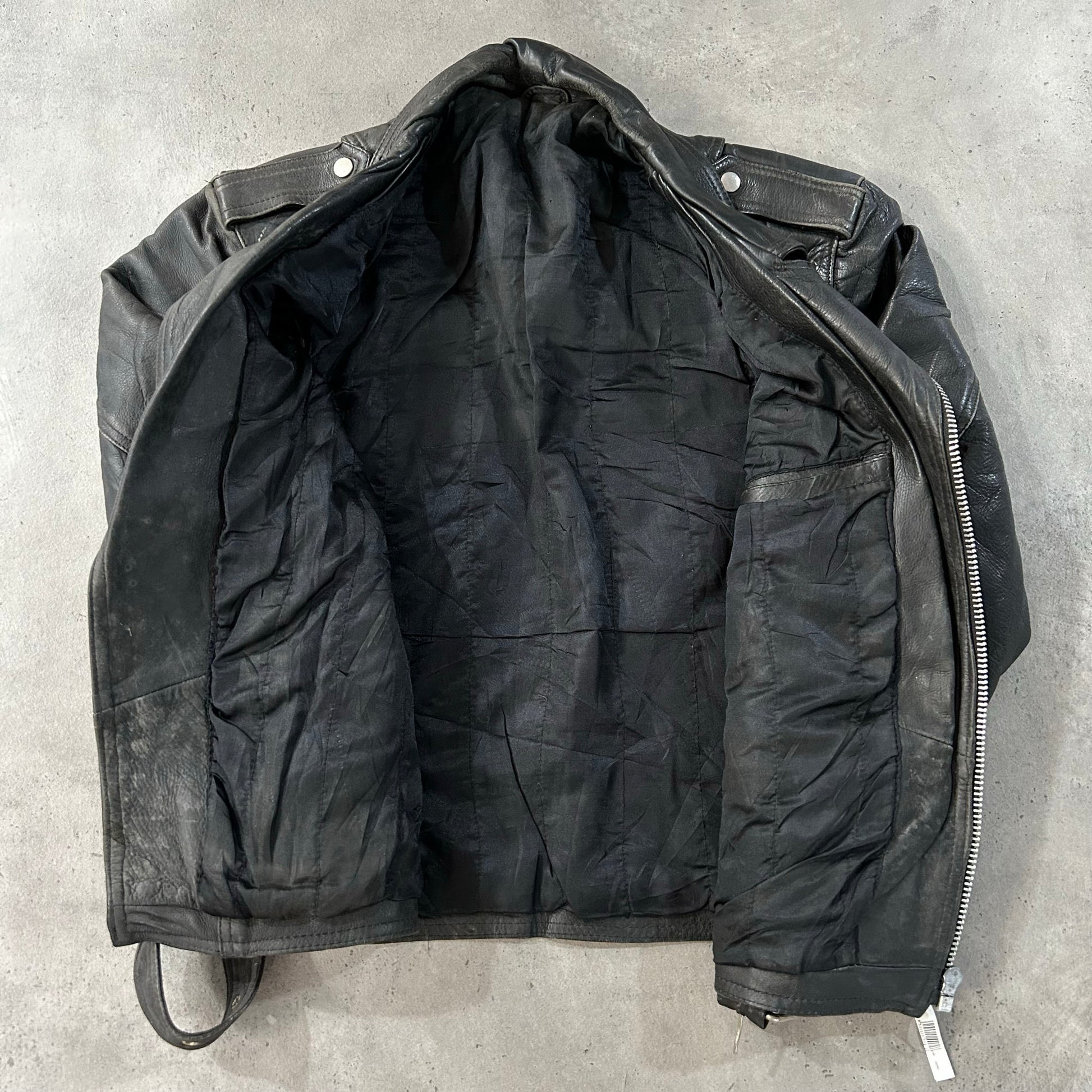 Vintage 70s-90s Retro Double Rider Leather Jackets
