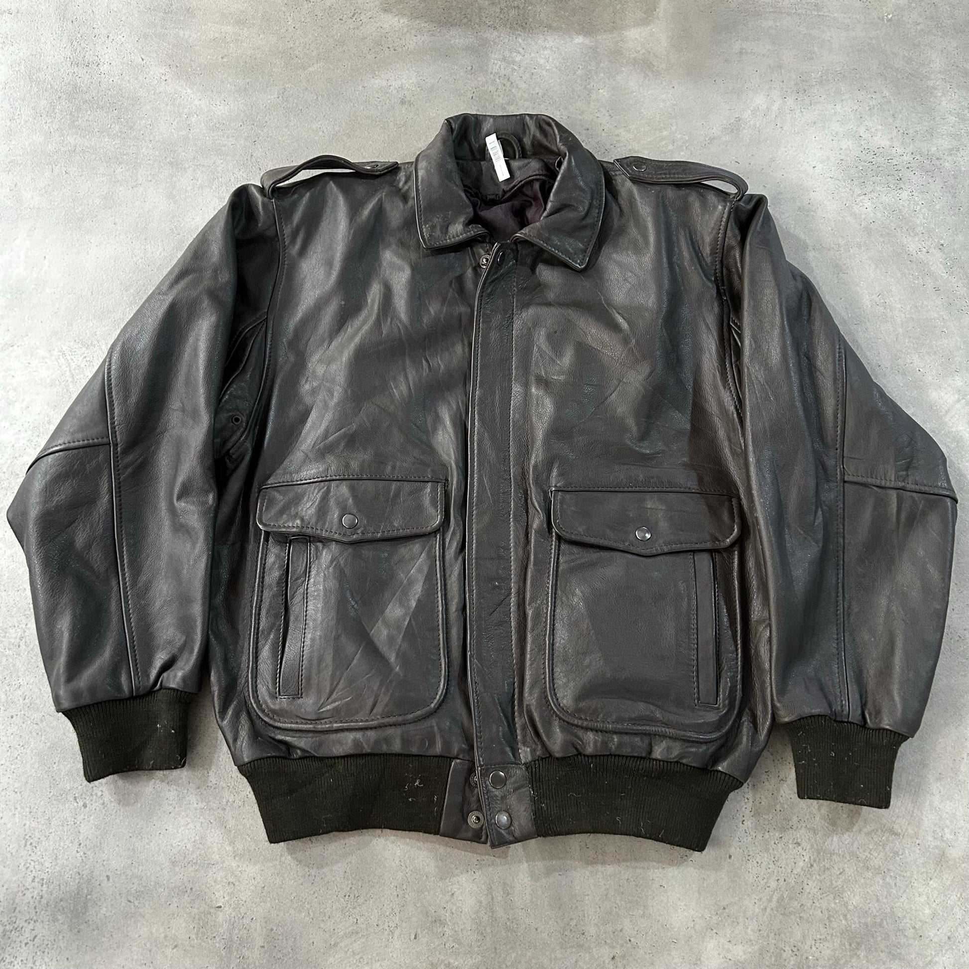 Vintage 70s-90s France Military A-2 Leather Jackets