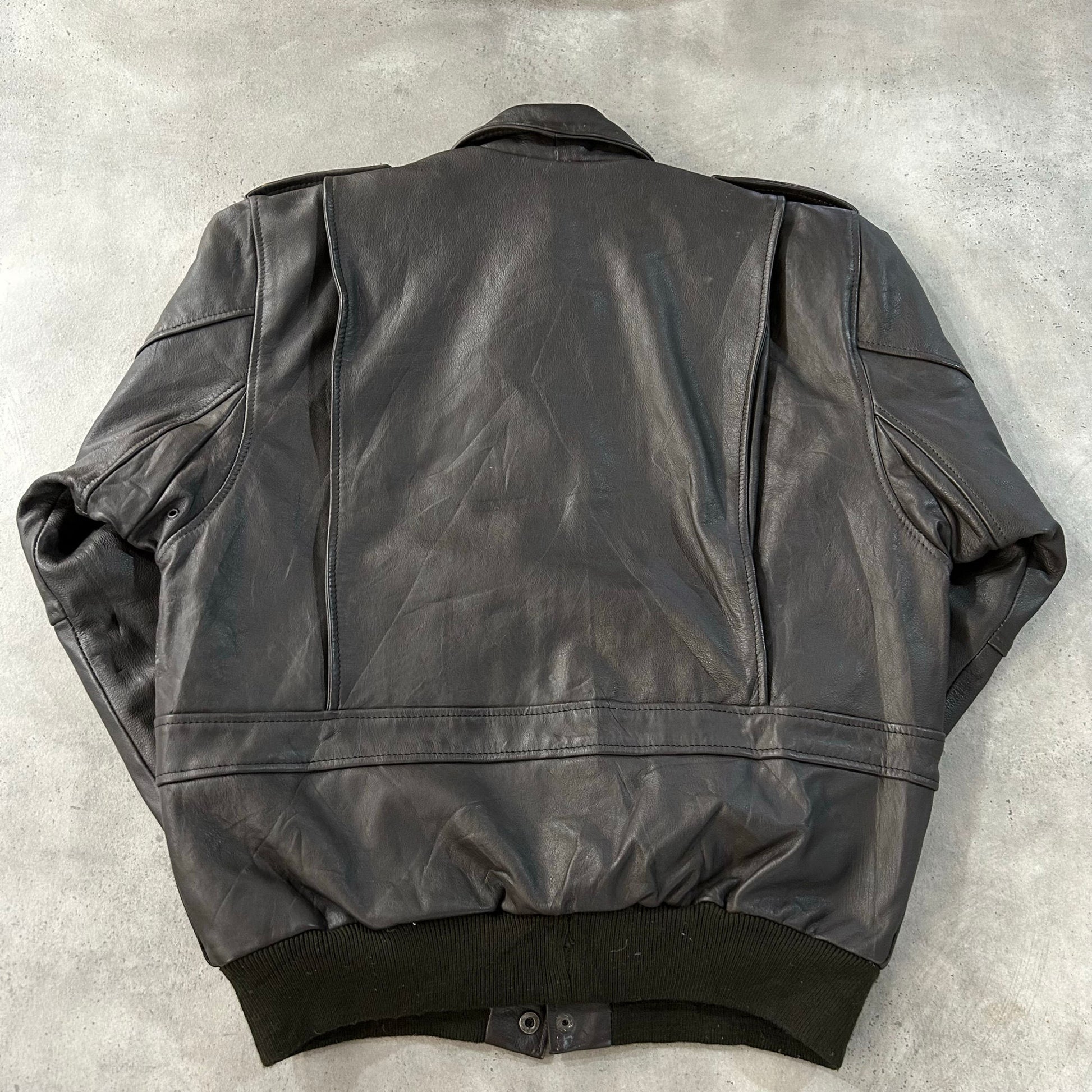 Vintage 70s-90s France Military A-2 Leather Jackets