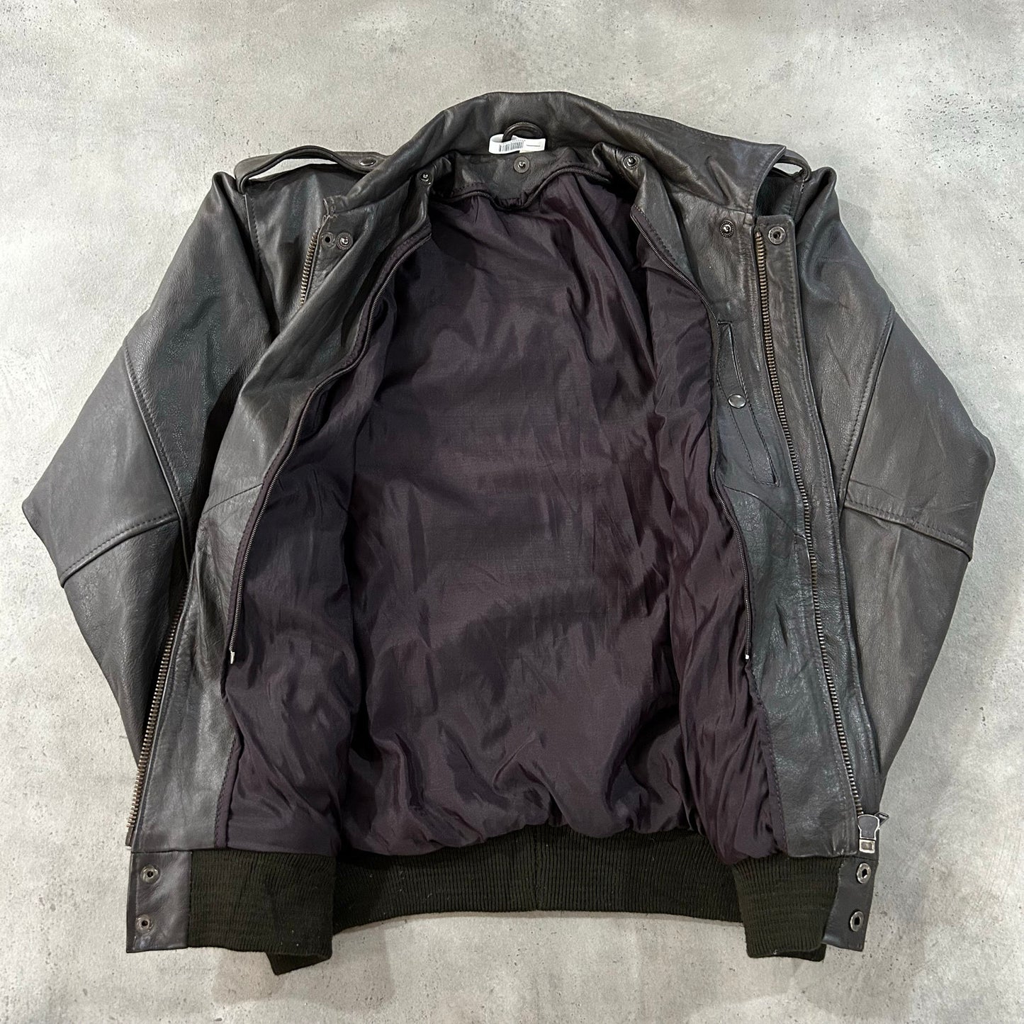 Vintage 70s-90s France Military A-2 Leather Jackets