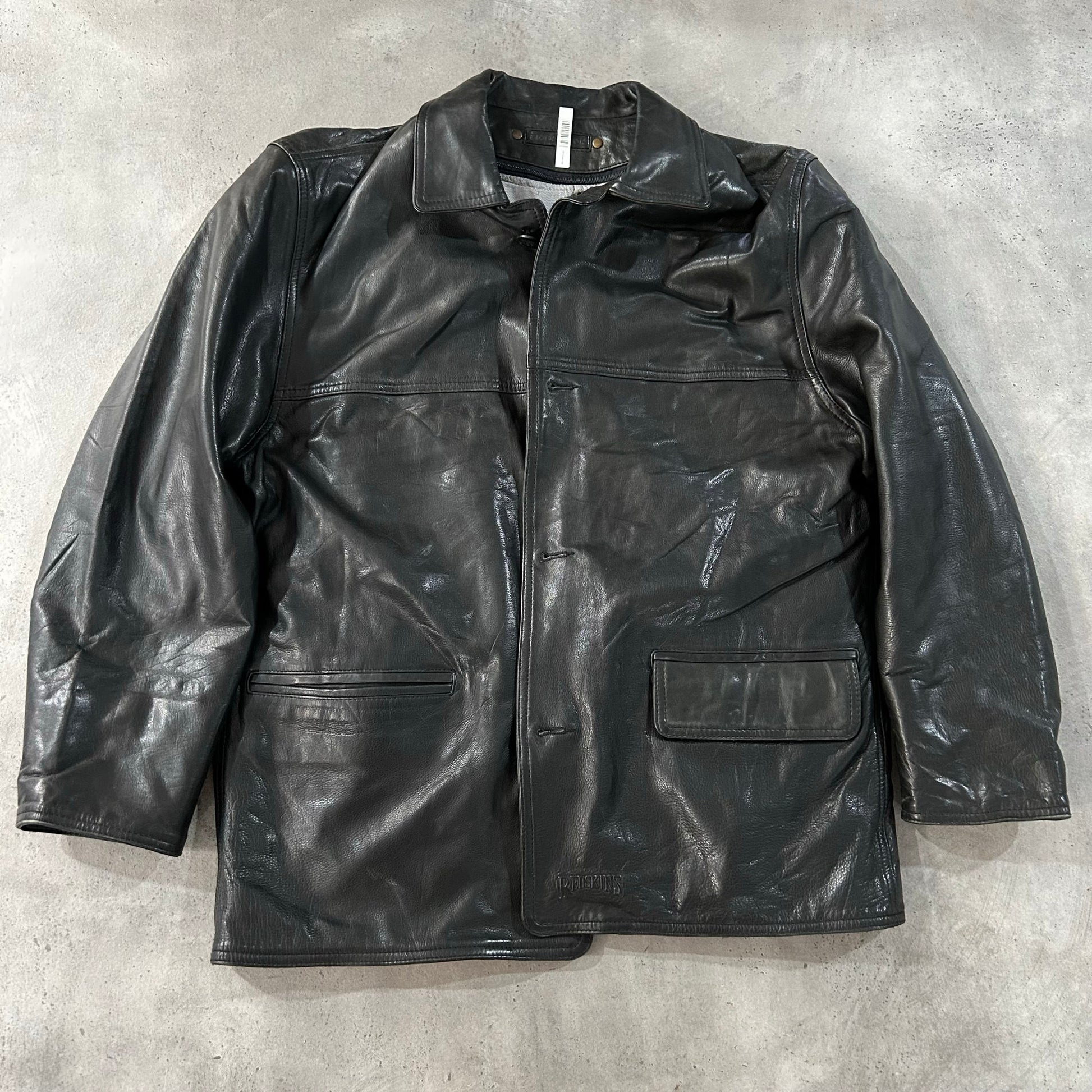 Vintage 70s-90s France Redskins Retro Mid-Length Leather Jackets