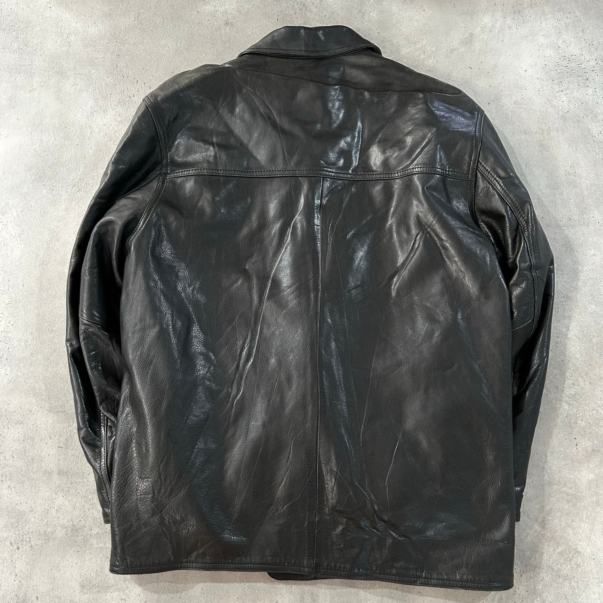 Vintage 70s-90s France Redskins Retro Mid-Length Leather Jackets