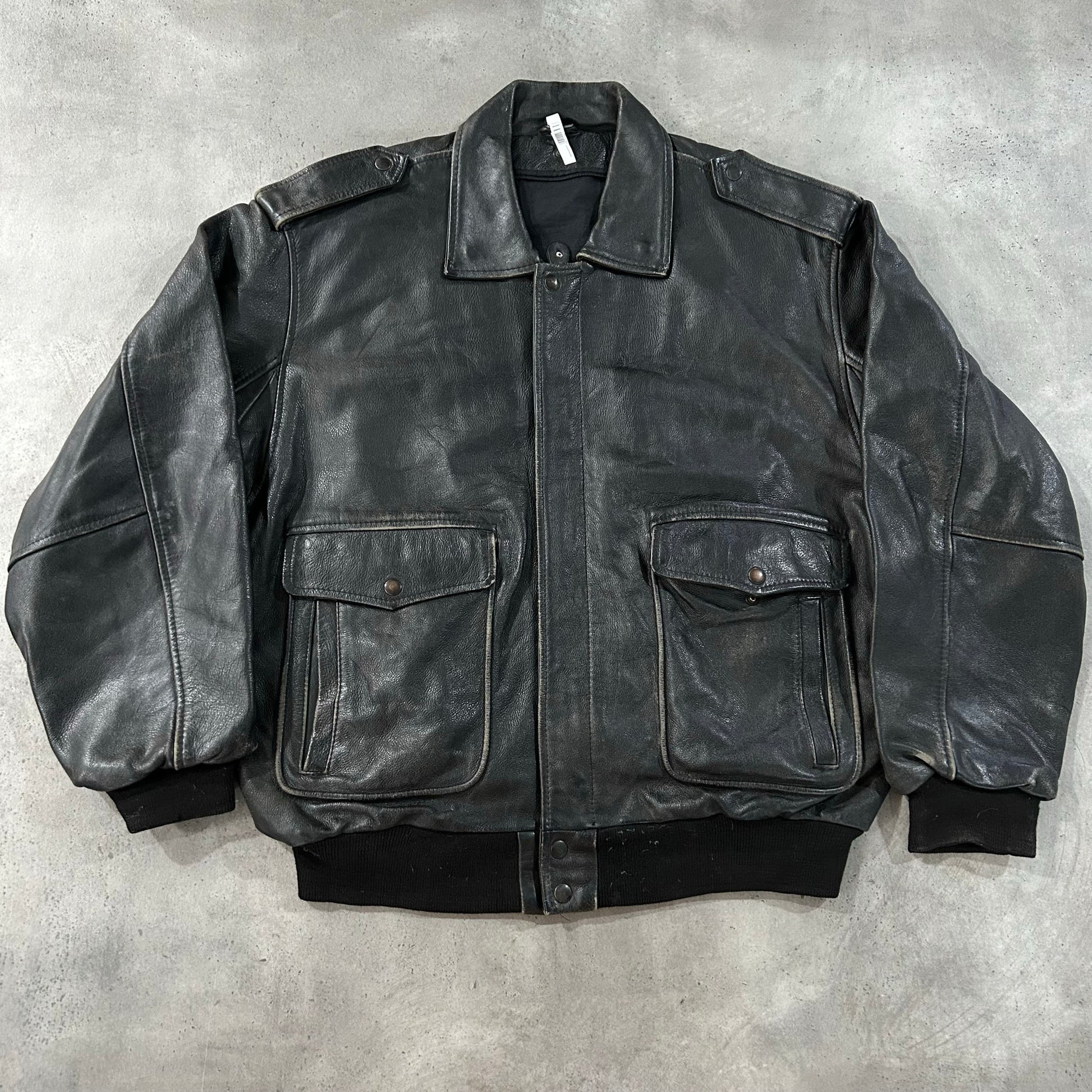 Vintage 70s-90s Italy Military A-2 Leather Jackets