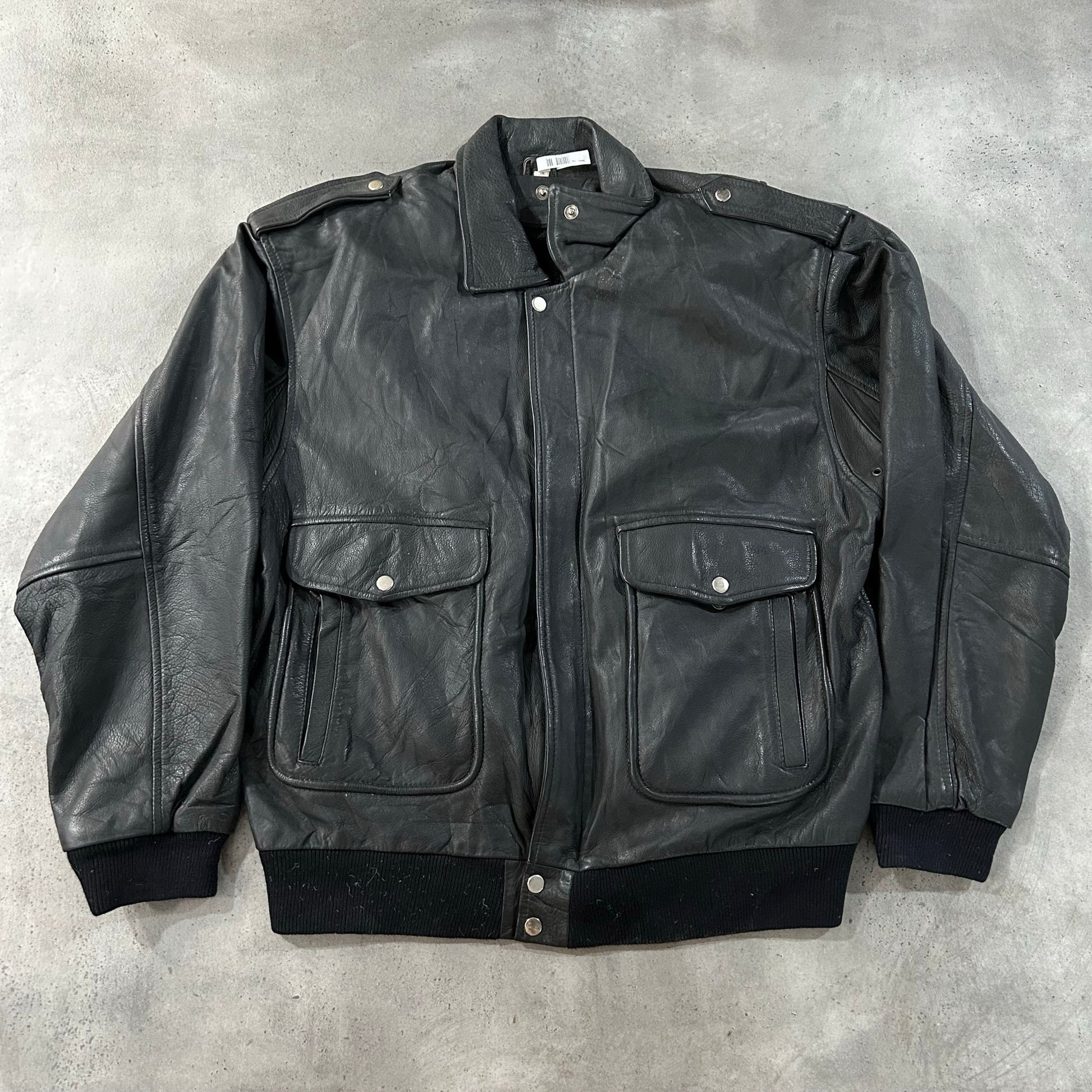 Vintage 70s-90s Military Flight Leather Jackets