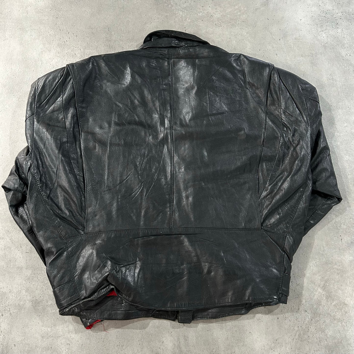 Vintage 70s-90s Italy Double Rider Leather Jackets