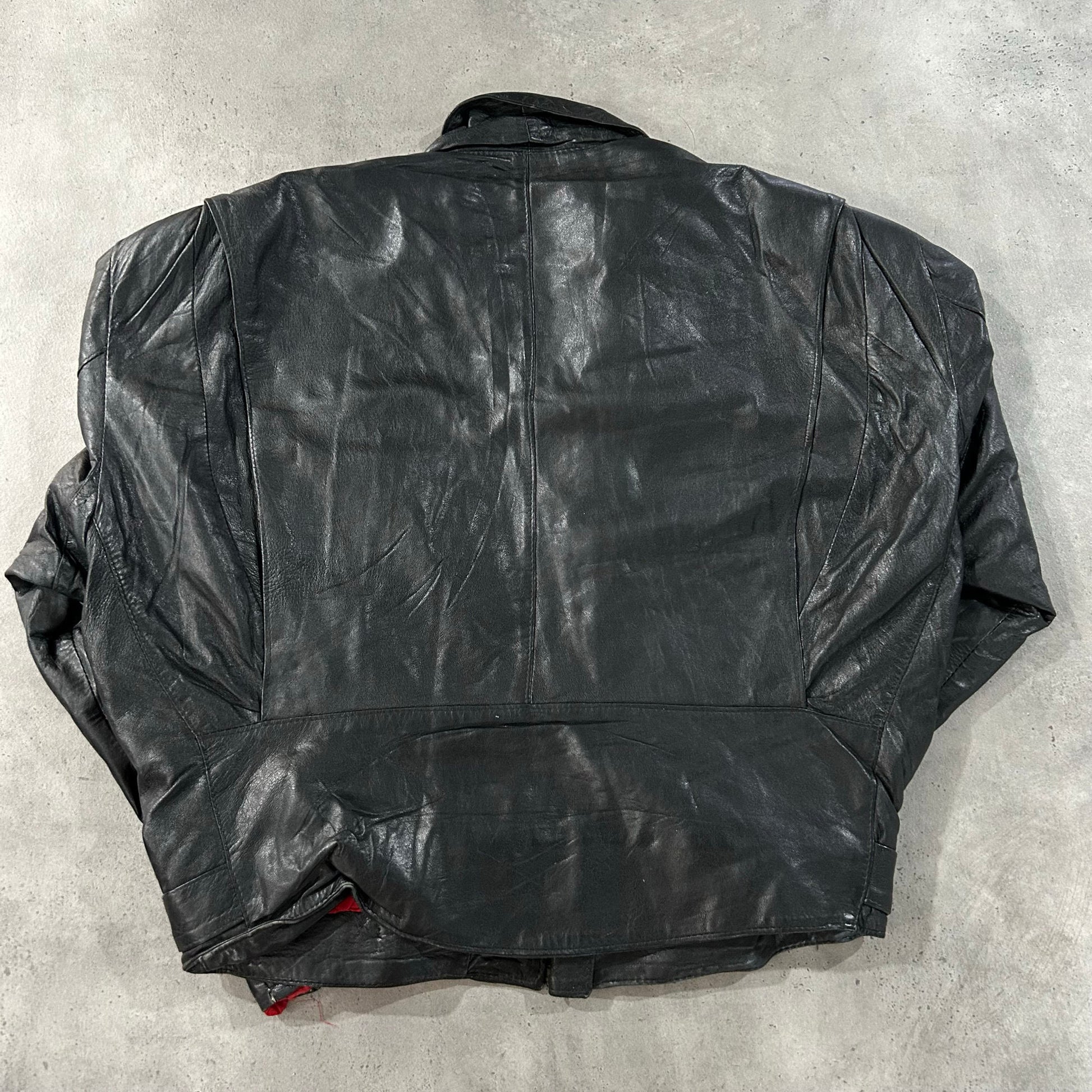 Vintage 70s-90s Italy Double Rider Leather Jackets