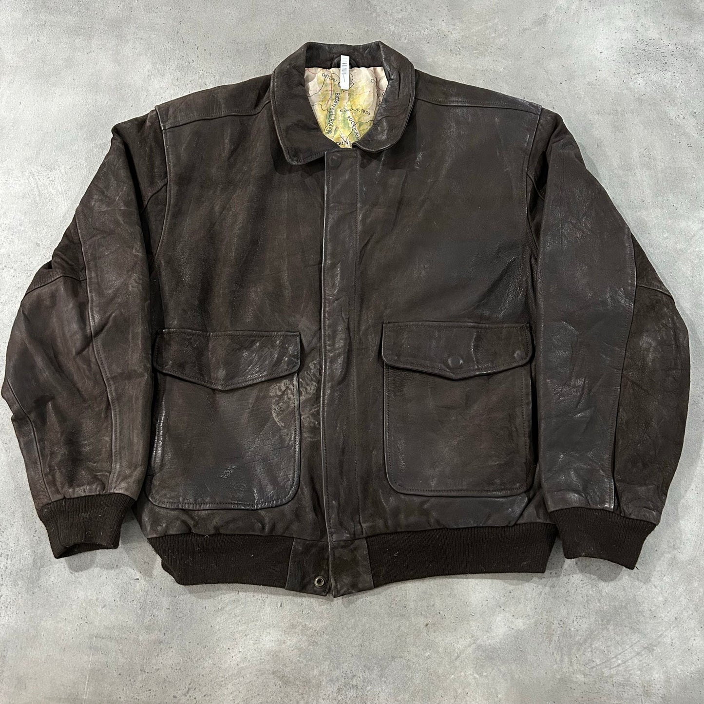 Vintage 70s-90s Marlboro Retro A-2 Leather Jackets