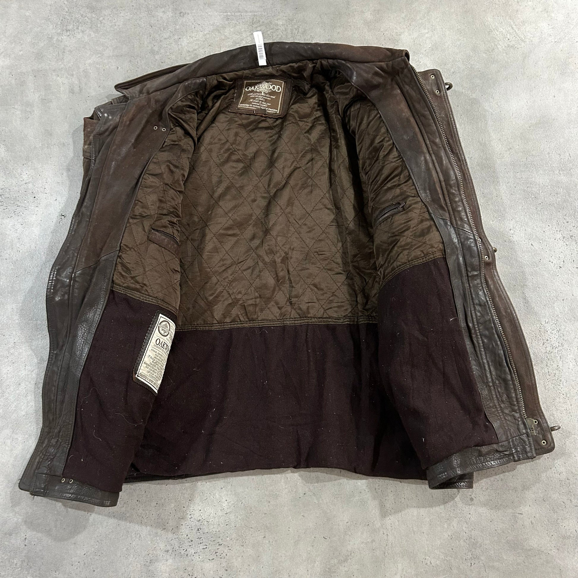 Vintage 70s-90s France Oakwood Leather Jackets