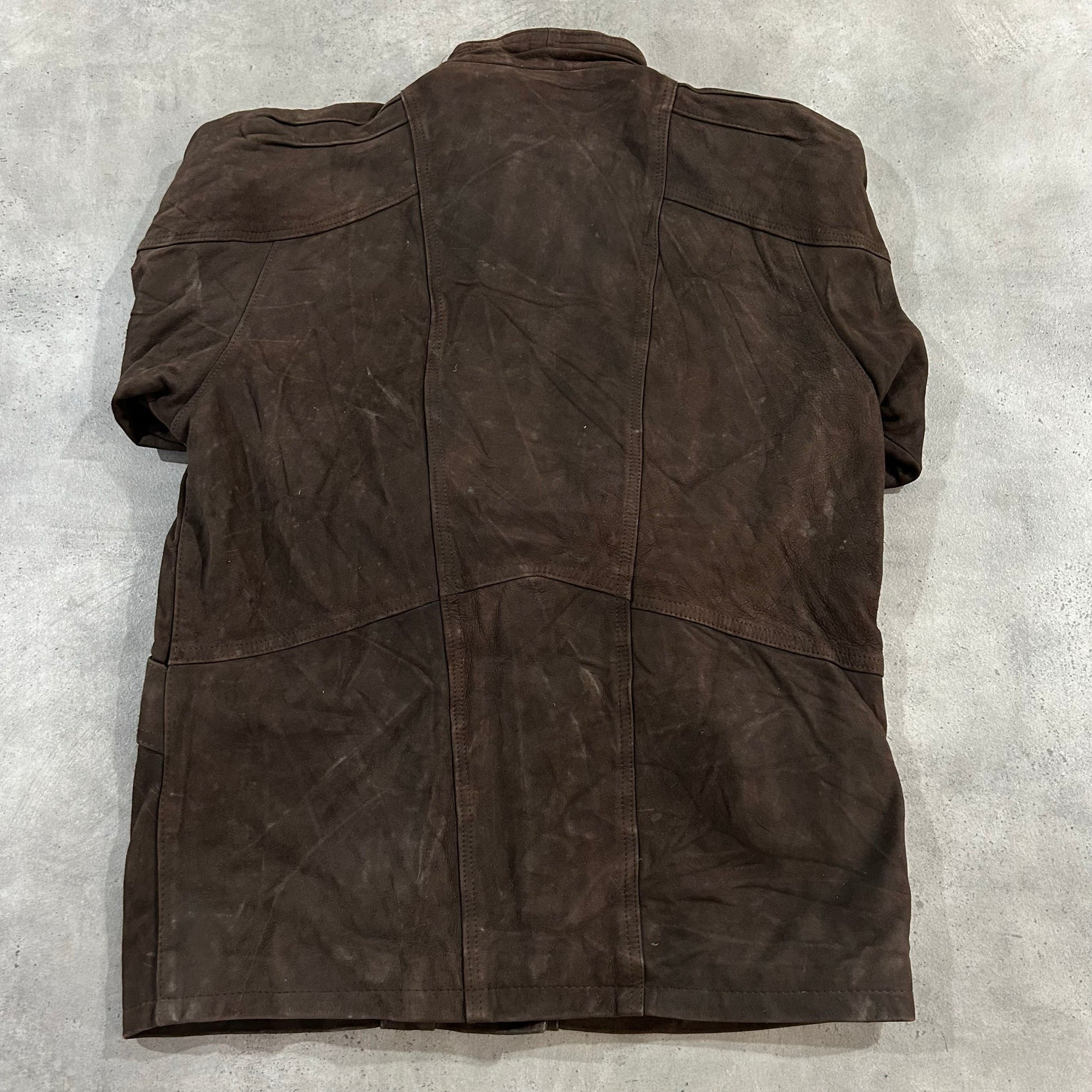 Vintage 70s-90s France Retro Mid-Length Leather Jackets