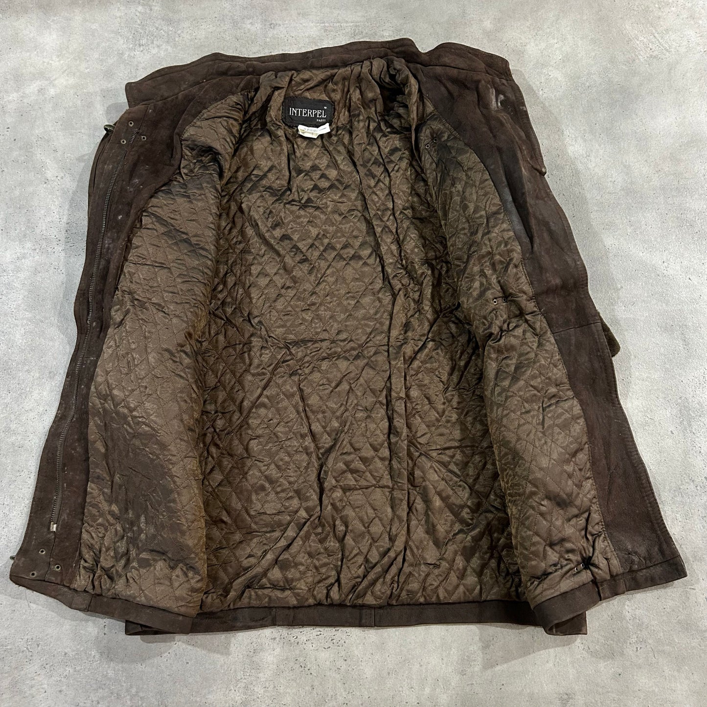 Vintage 70s-90s France Retro Mid-Length Leather Jackets