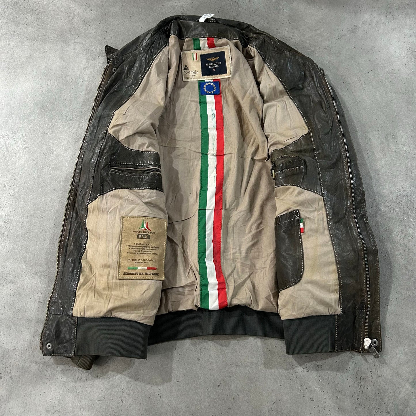 Vintage Italy Military Flight Leather Jackets