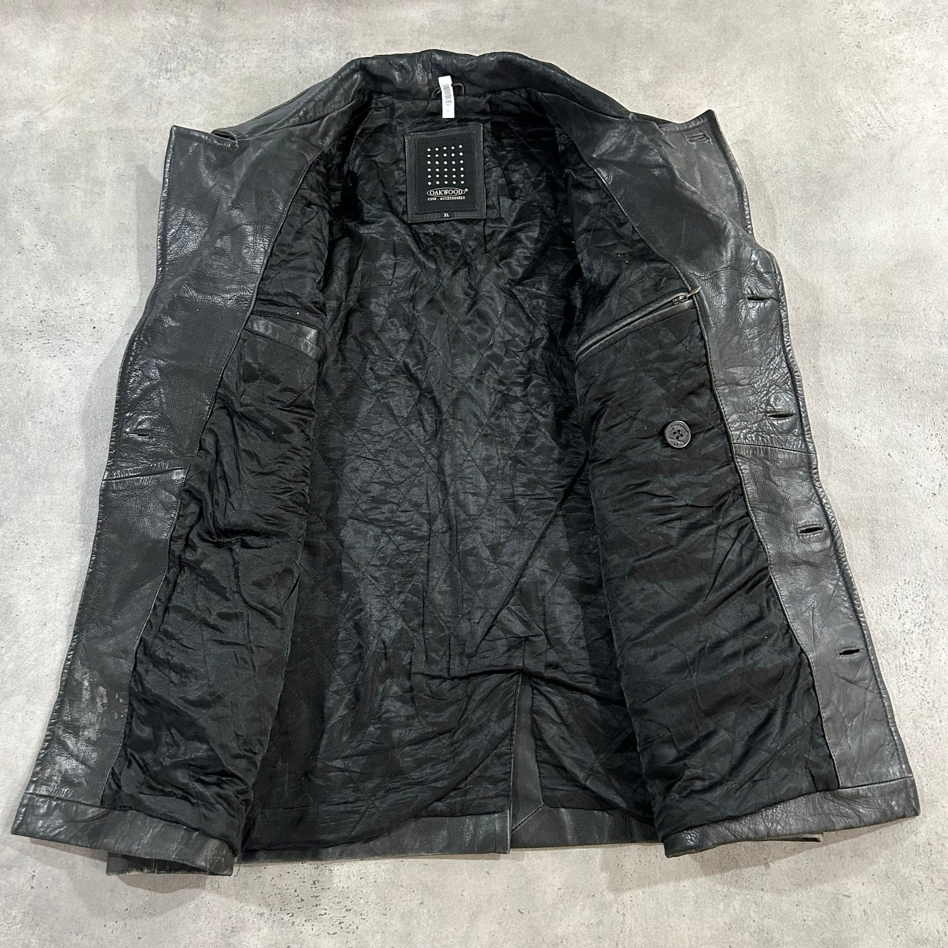 Vintage 70s-90s Oakwood Mid-Length Leather Jackets