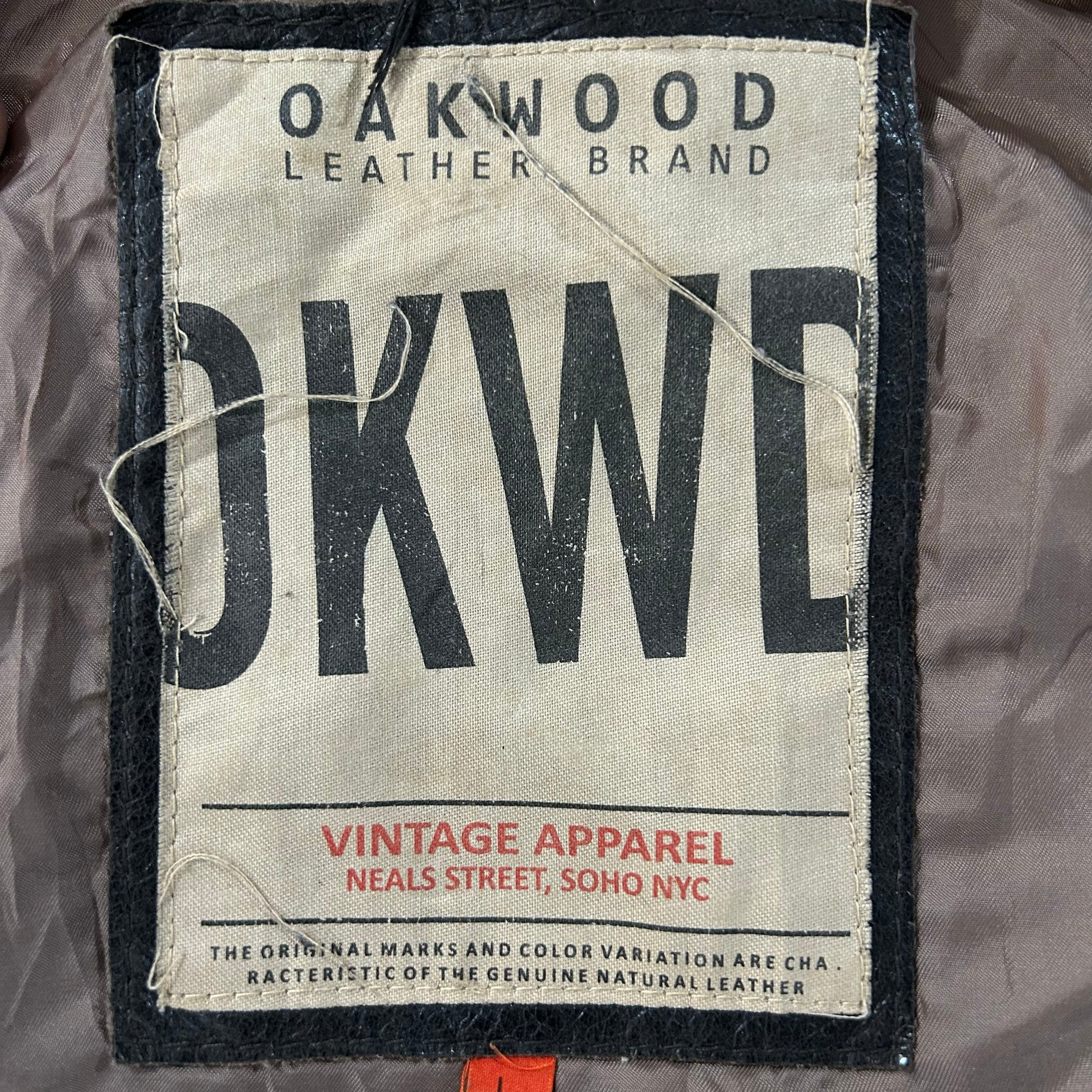 Vintage Oakwood Leather Jackets