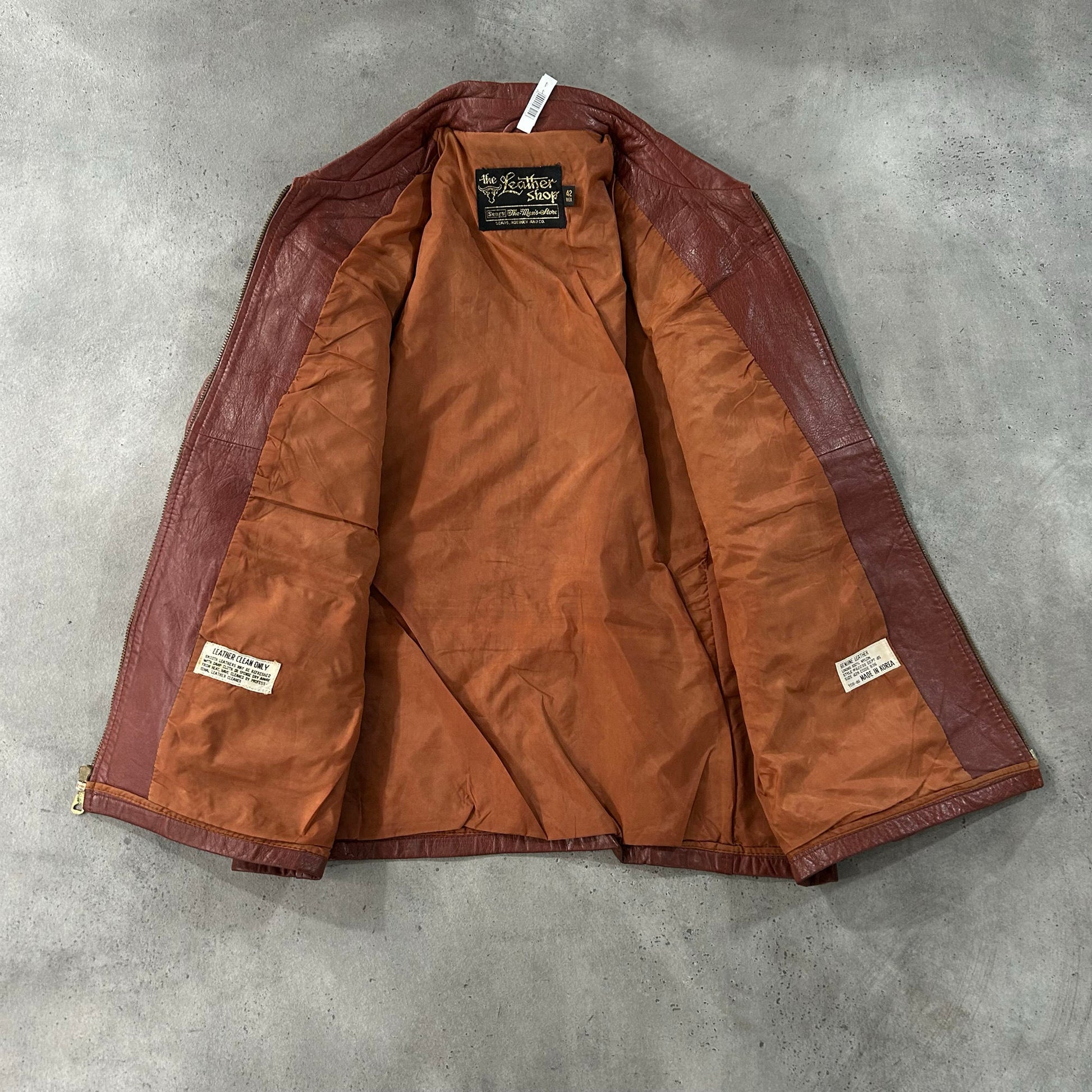 Vintage 70s-90s South Korea Sears Leather Jackets