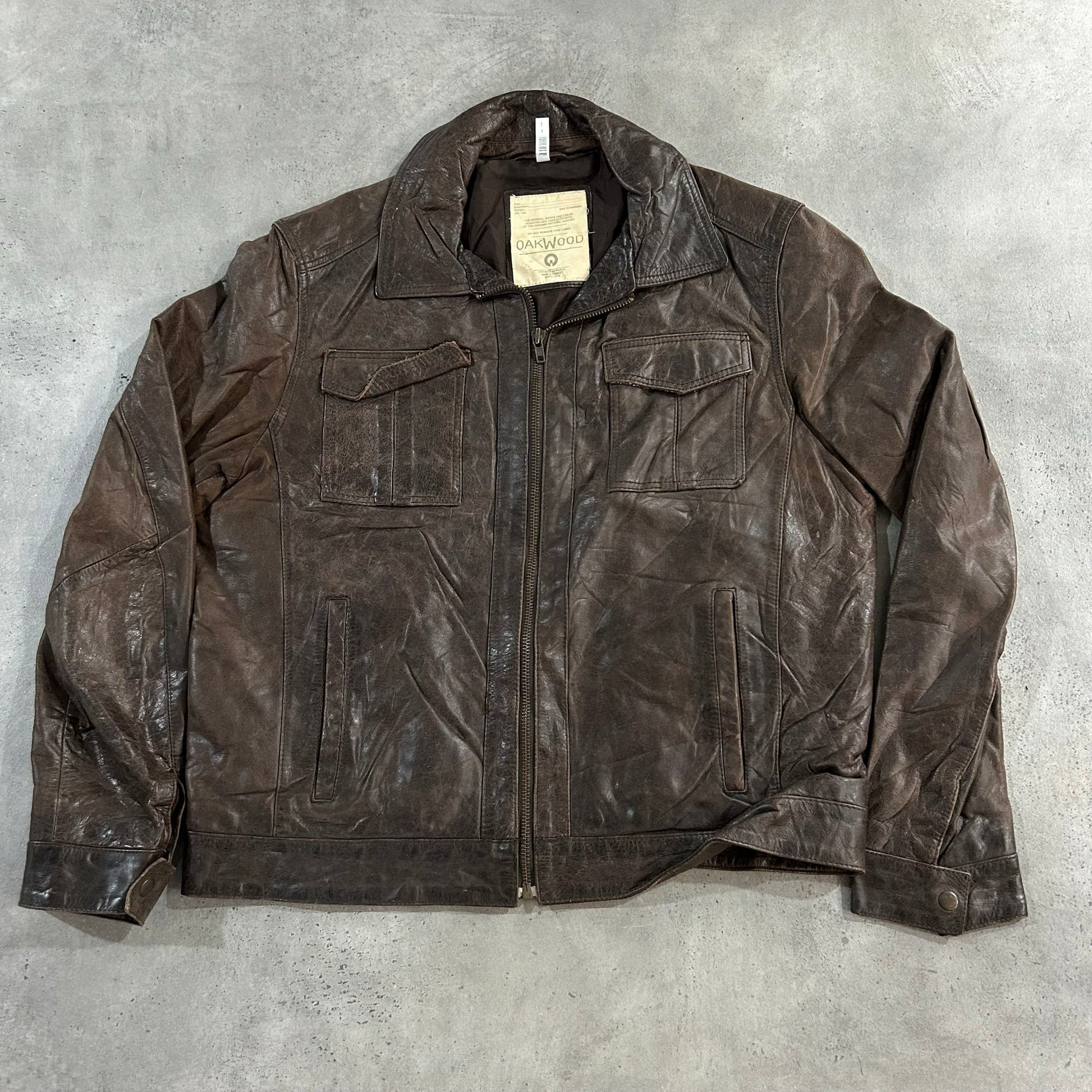 Vintage 70s-90s Oakwood Retro Leather Jackets