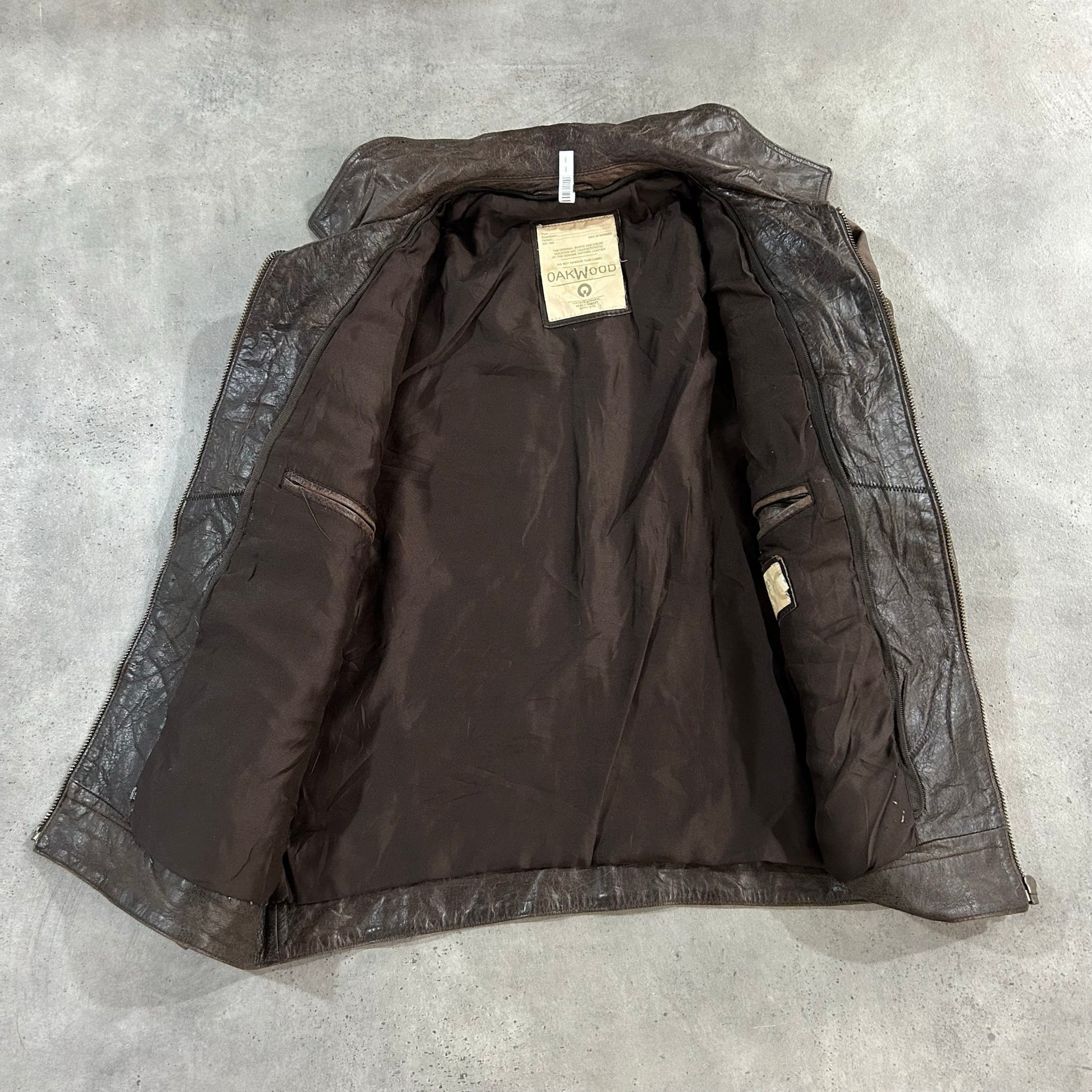 Vintage 70s-90s Oakwood Retro Leather Jackets