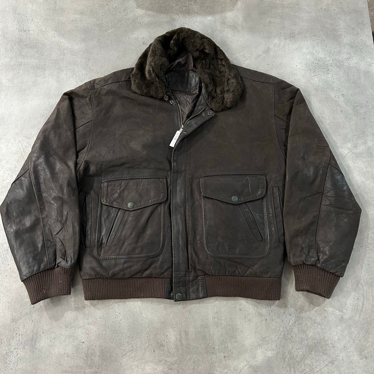 Vintage 70s-90s Italy Military Flight Leather Jackets