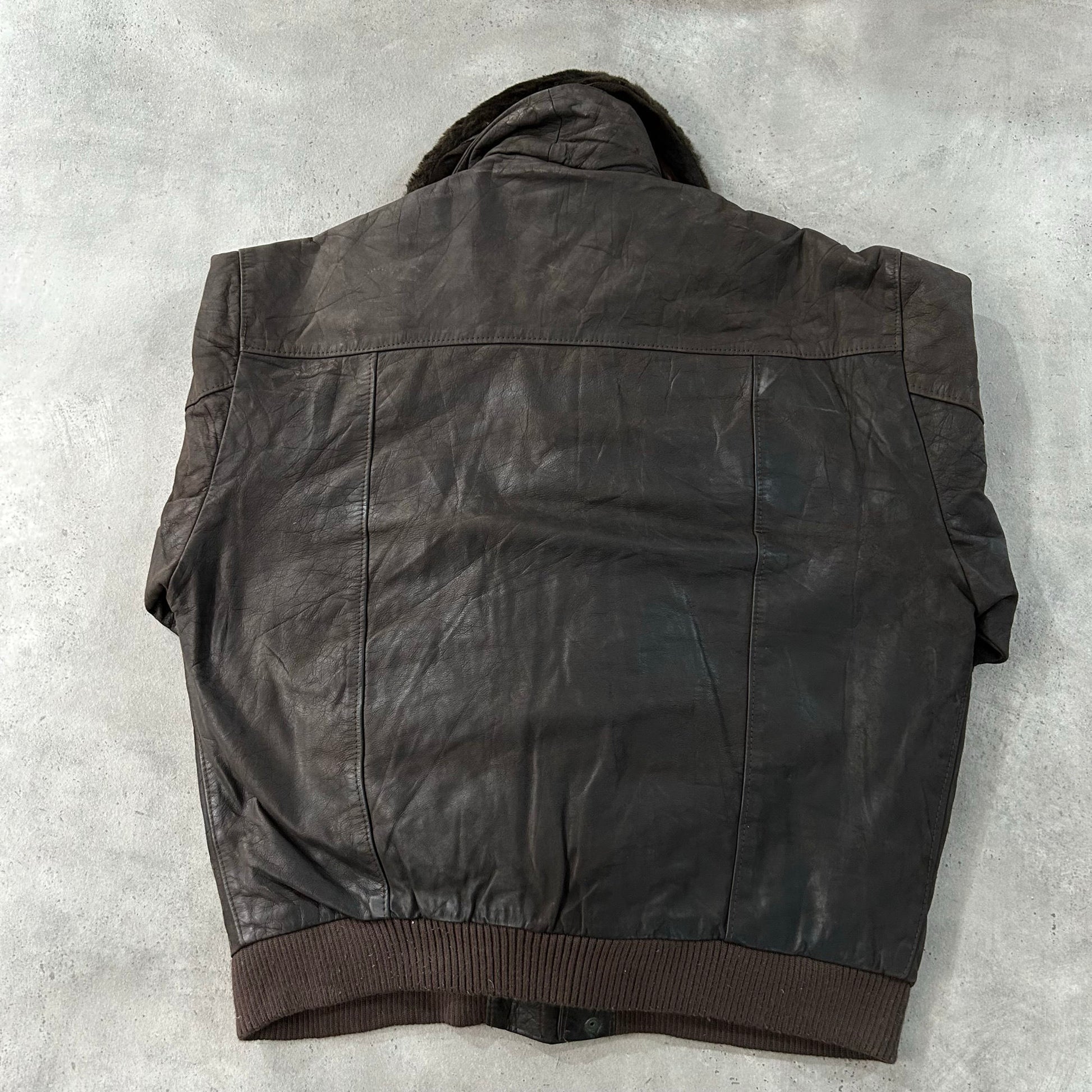 Vintage 70s-90s Italy Military Flight Leather Jackets